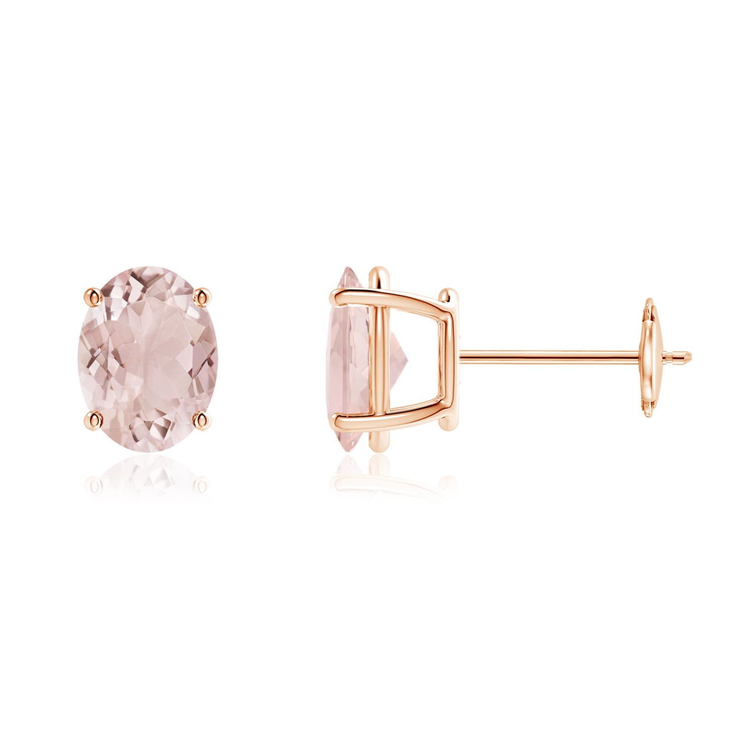 A - Morganite / 2.2 CT / 14 KT Rose Gold