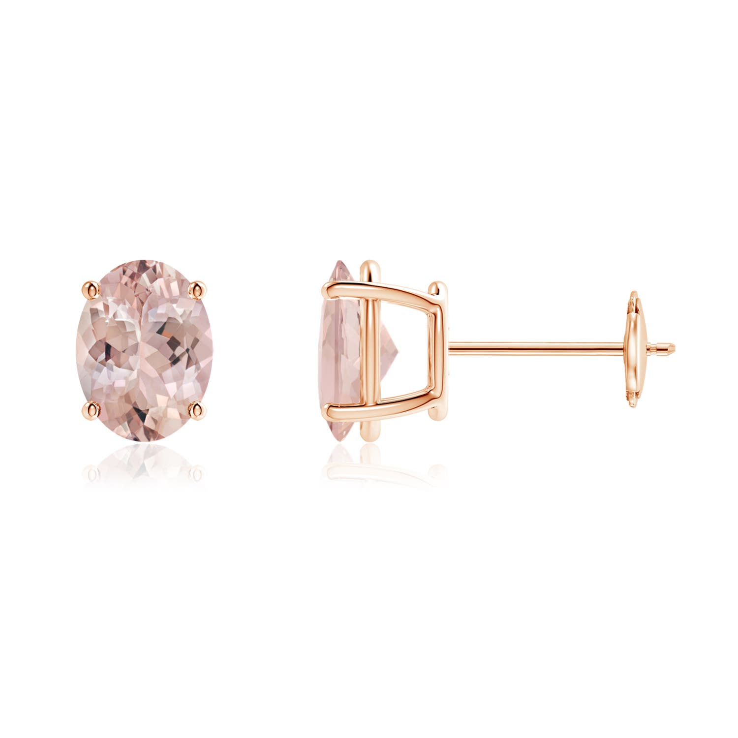 AA - Morganite / 2.2 CT / 14 KT Rose Gold