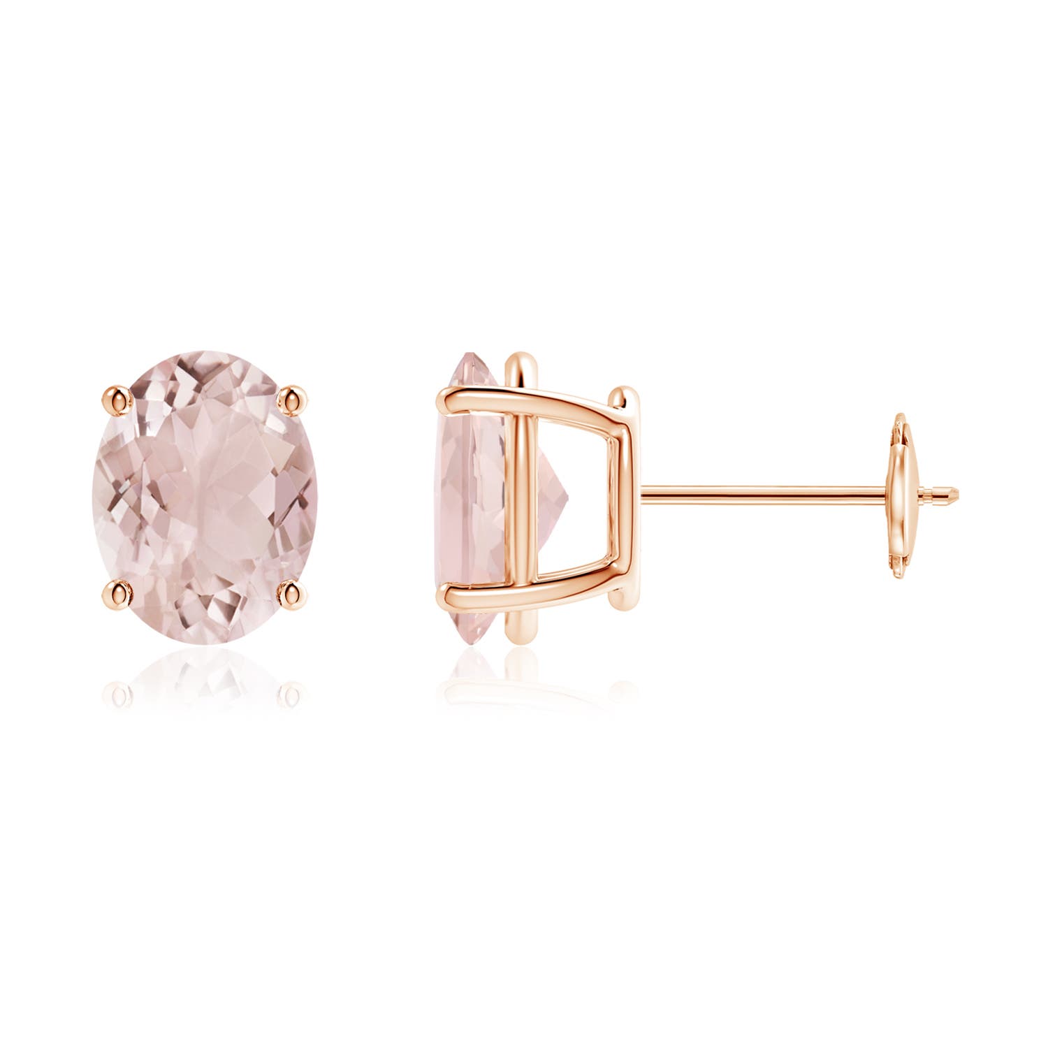 A - Morganite / 3.3 CT / 14 KT Rose Gold