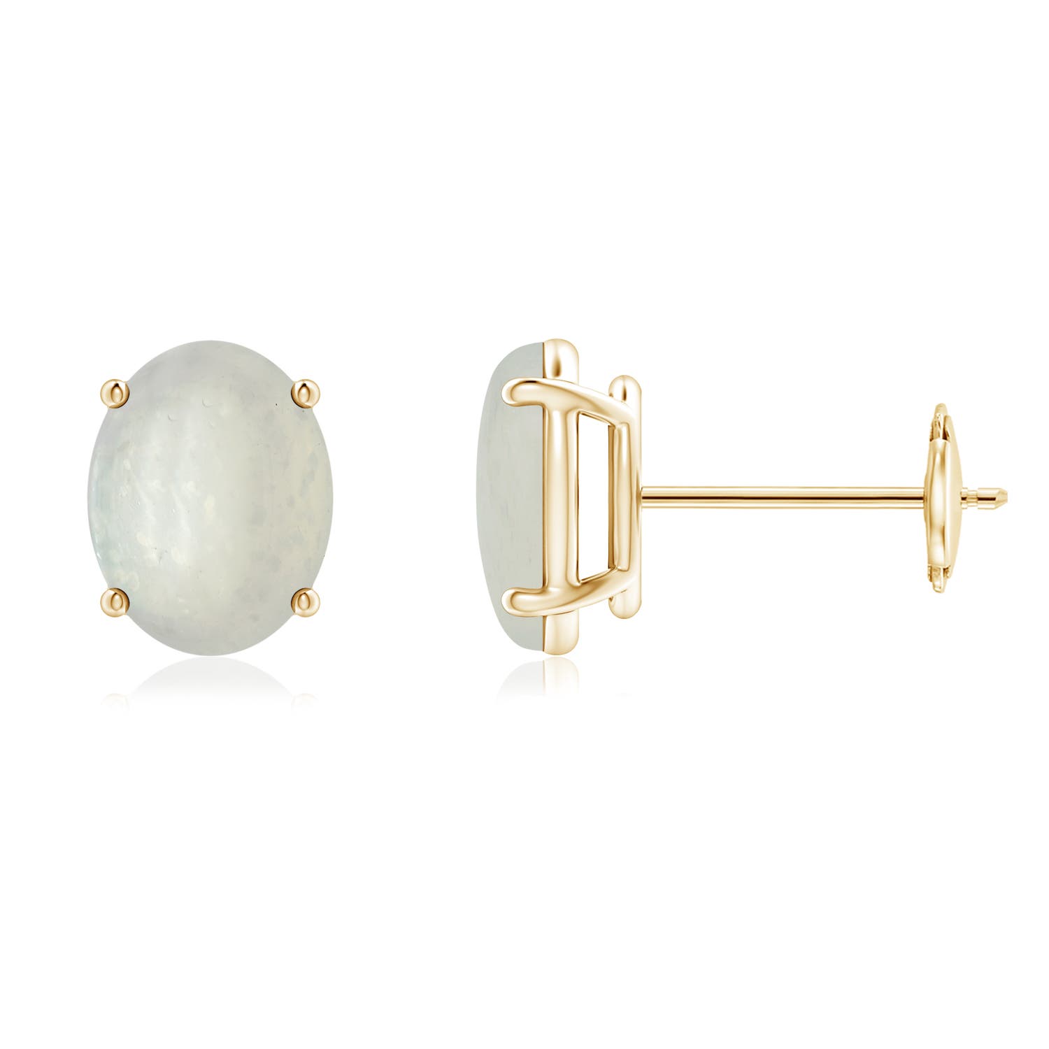 A - Moonstone / 2.2 CT / 14 KT Yellow Gold