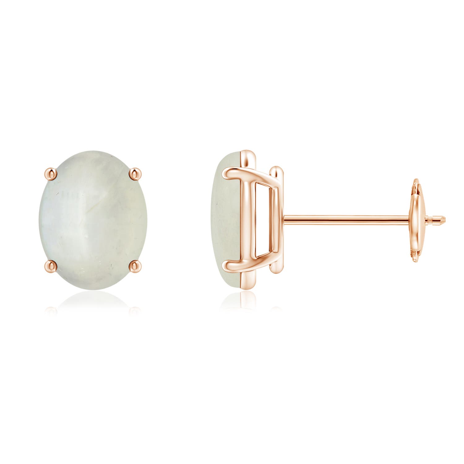 AA - Moonstone / 2.2 CT / 14 KT Rose Gold