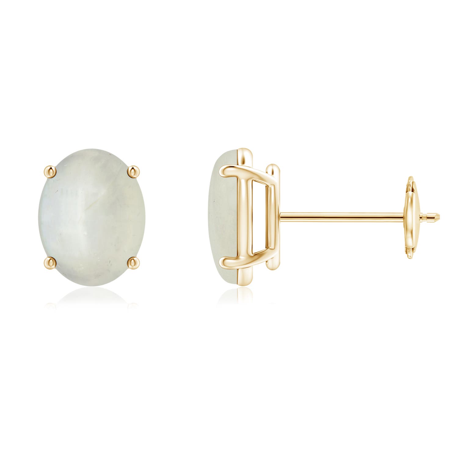 AA - Moonstone / 2.2 CT / 14 KT Yellow Gold