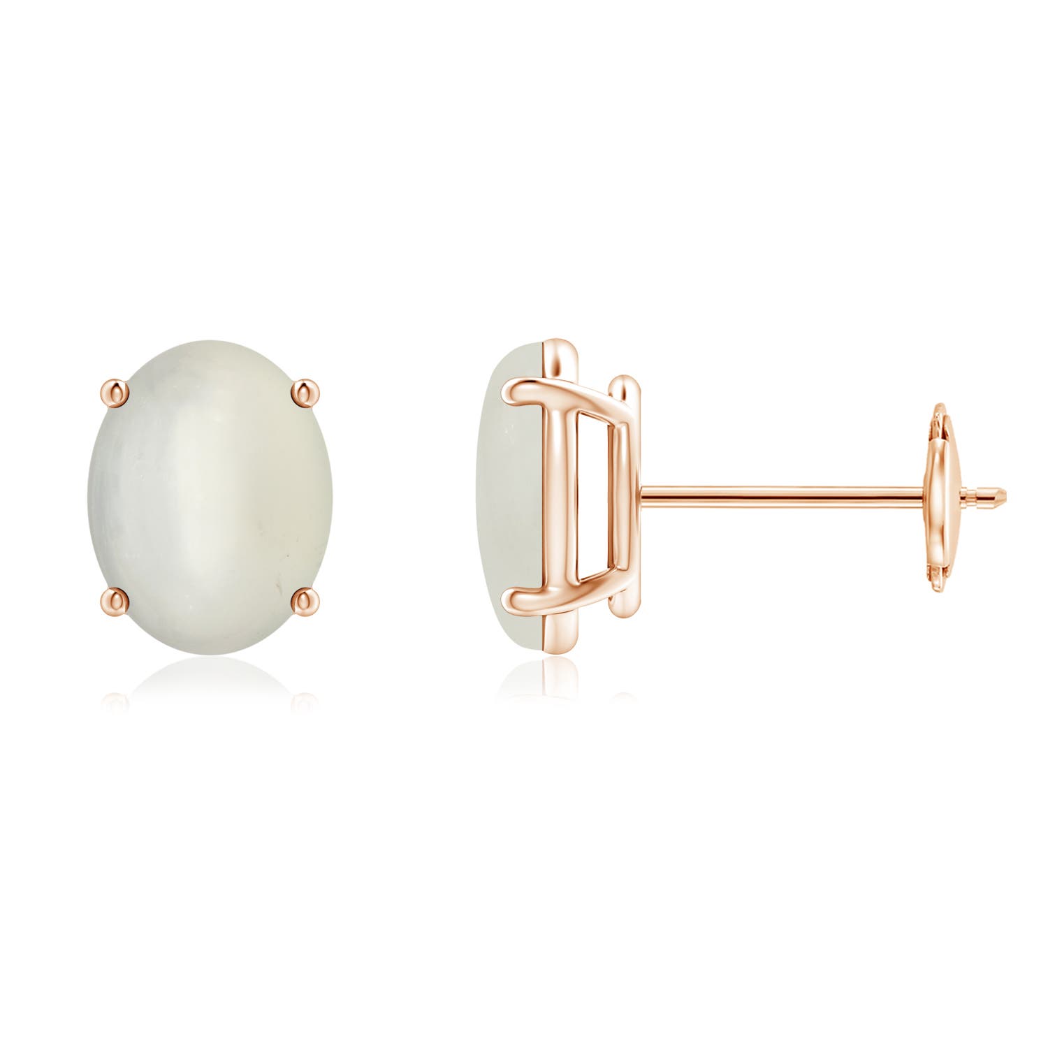 AAA - Moonstone / 2.2 CT / 14 KT Rose Gold