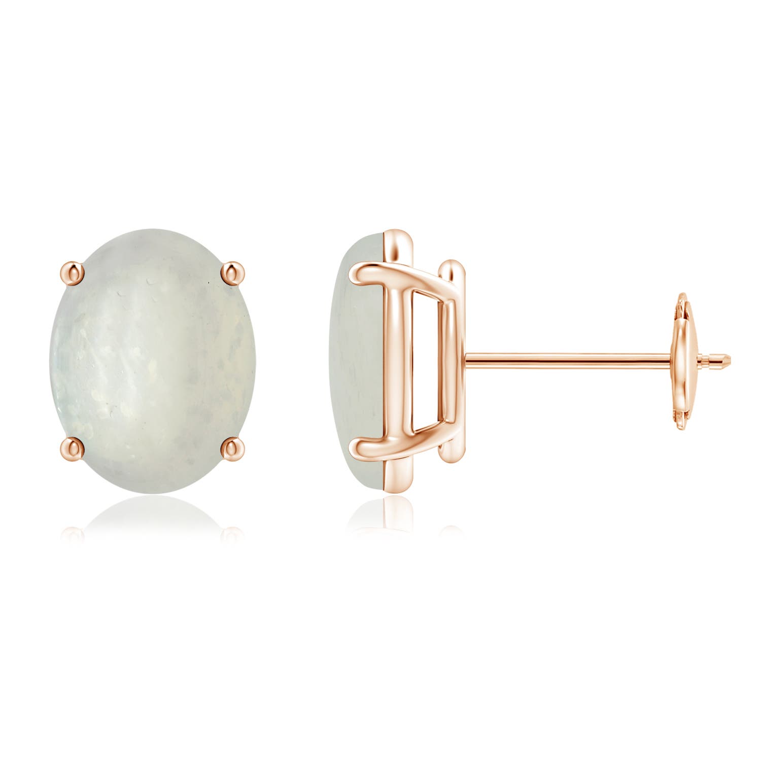 A - Moonstone / 3.4 CT / 14 KT Rose Gold