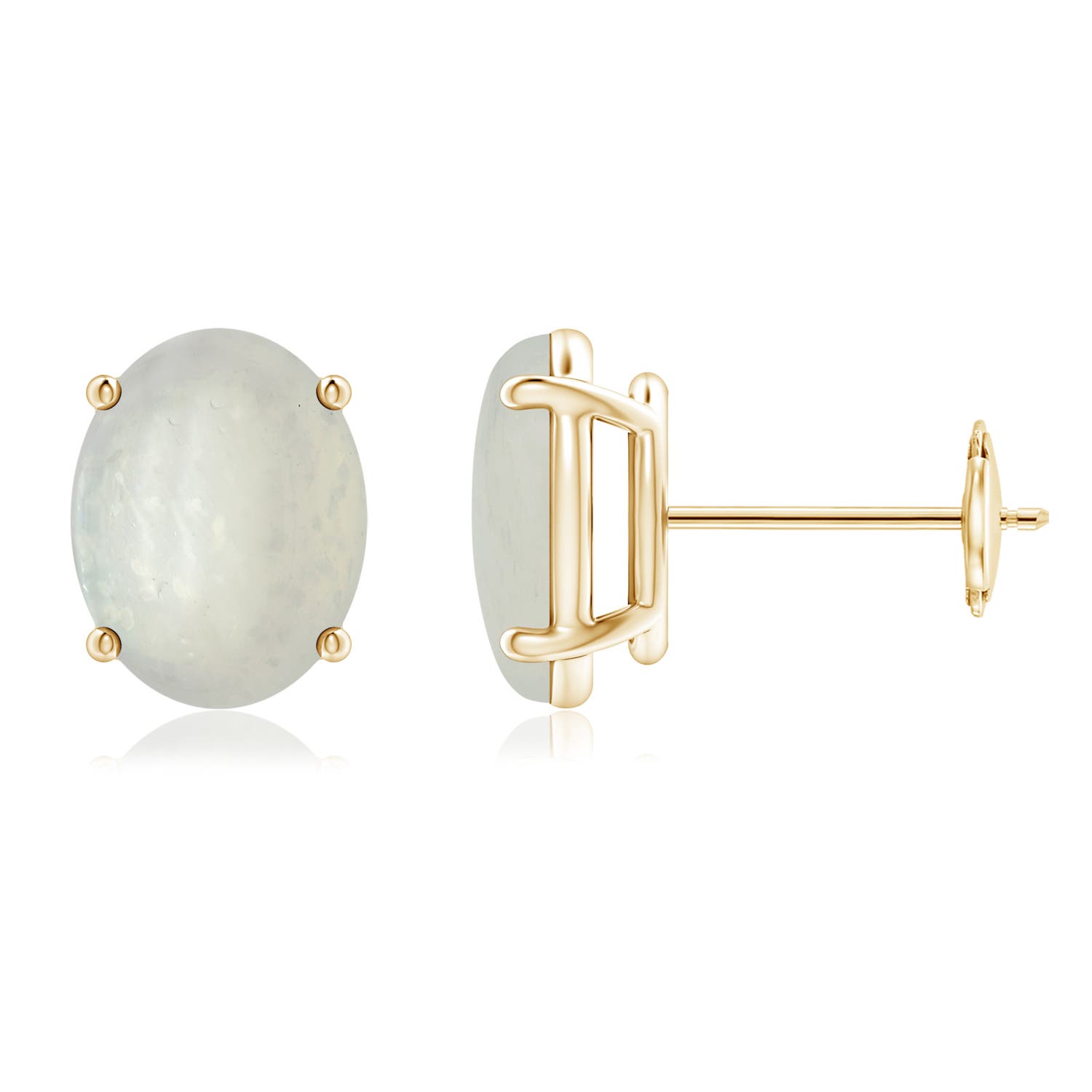 A - Moonstone / 3.4 CT / 14 KT Yellow Gold