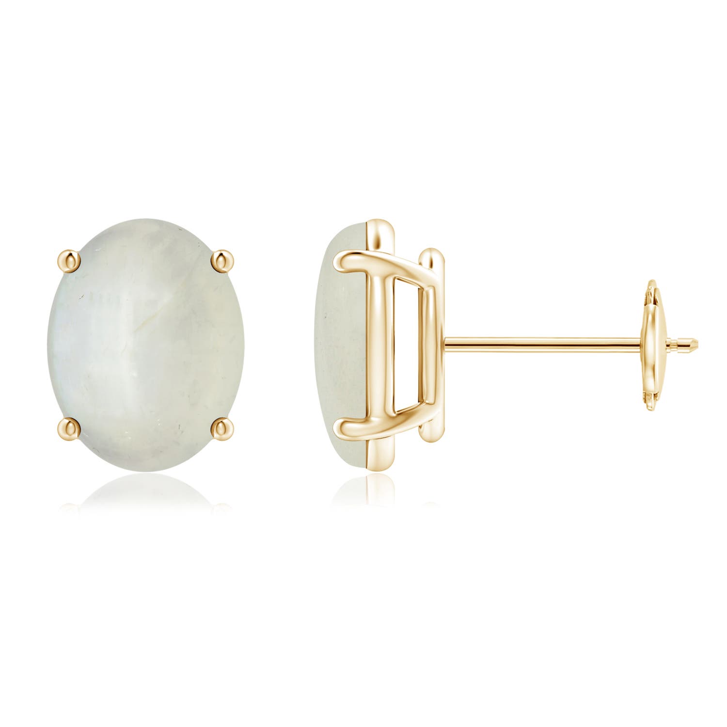 AA - Moonstone / 3.4 CT / 14 KT Yellow Gold