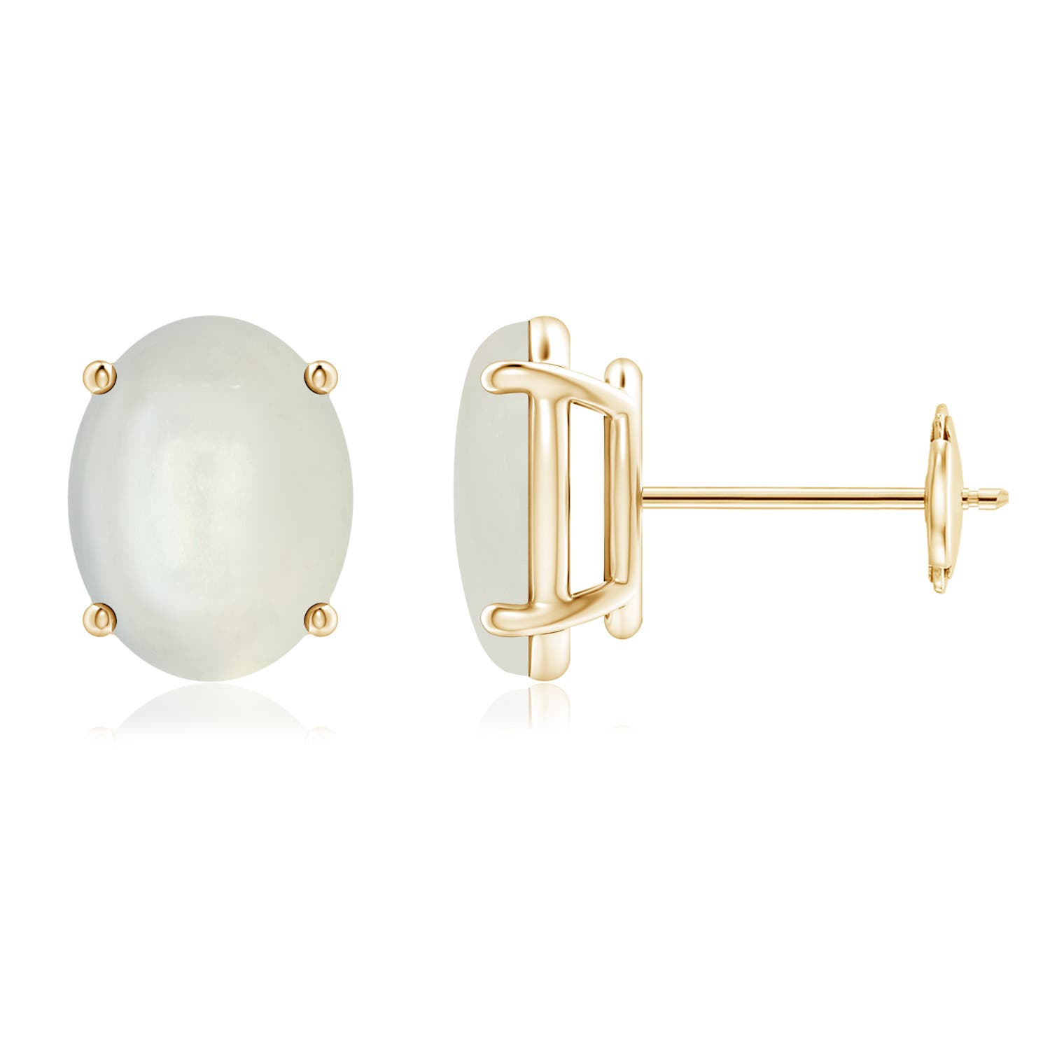 AAAA - Moonstone / 3.4 CT / 14 KT Yellow Gold