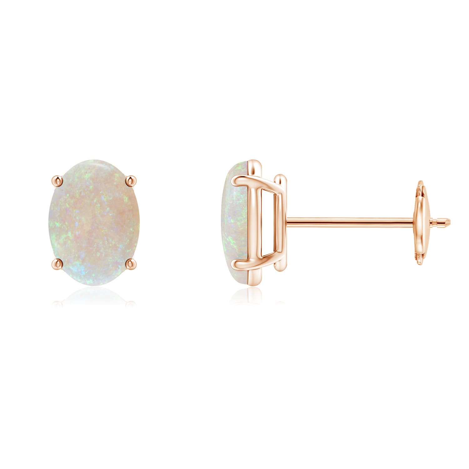 AA - Opal / 0.9 CT / 14 KT Rose Gold