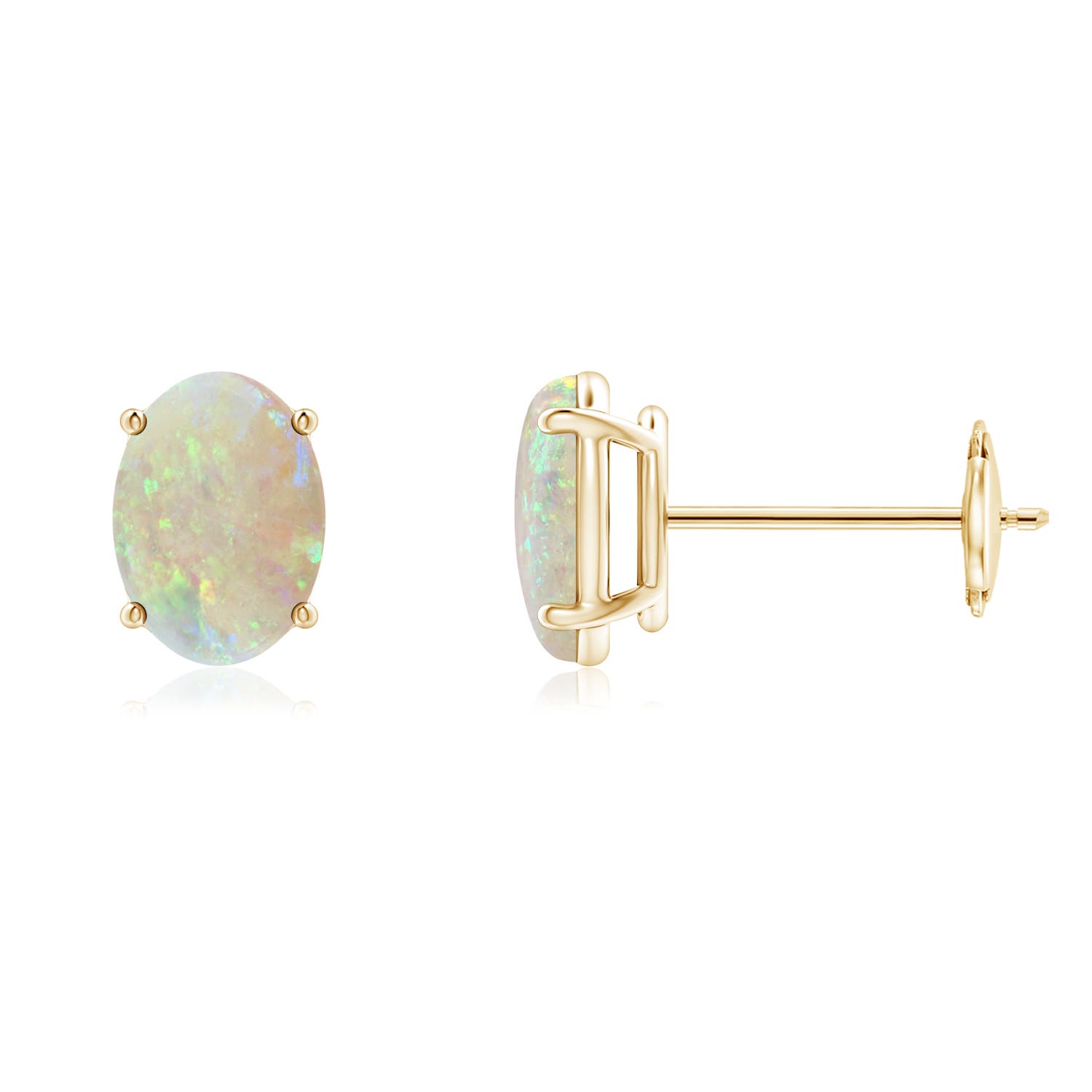 AAA - Opal / 0.9 CT / 14 KT Yellow Gold