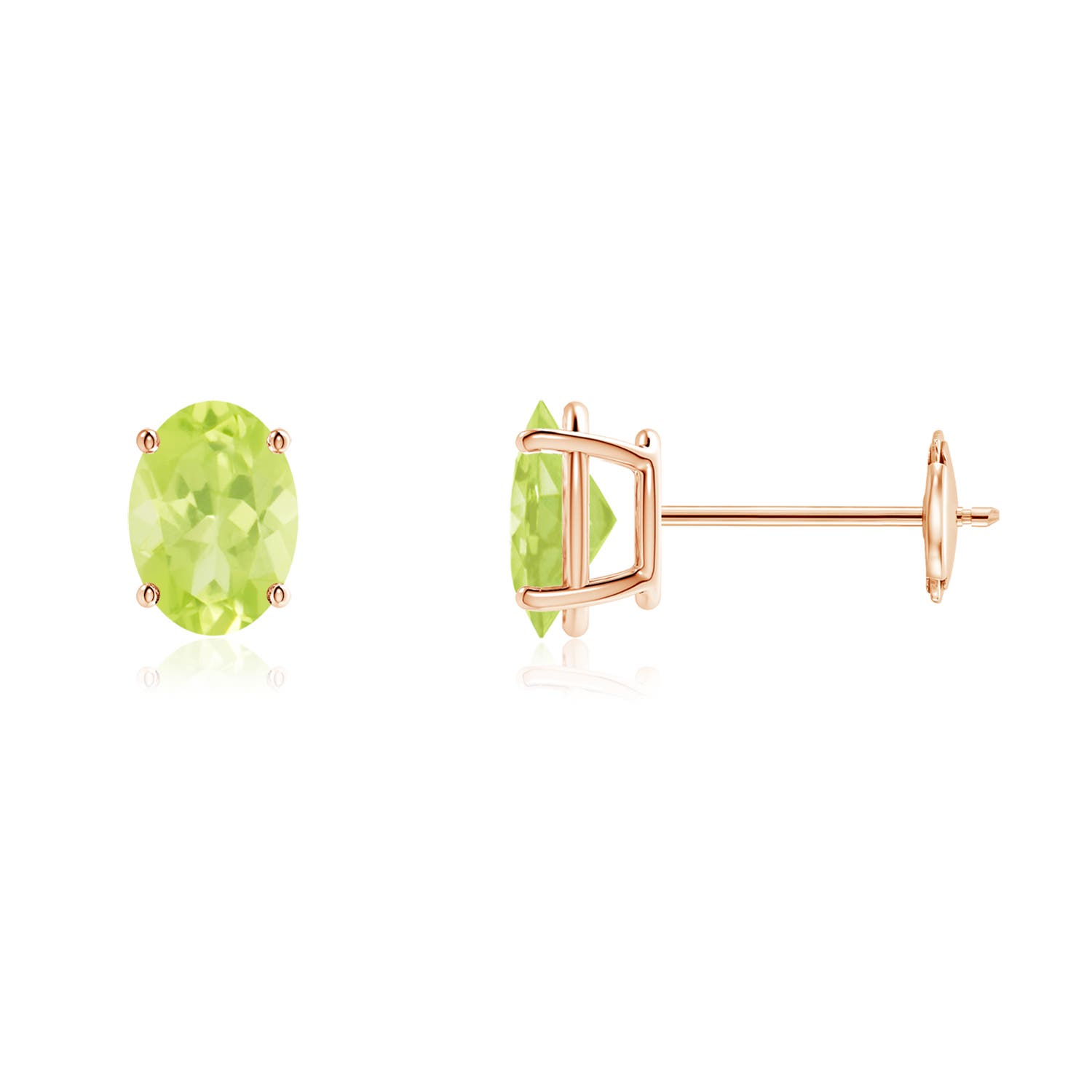 A - Peridot / 1.7 CT / 14 KT Rose Gold