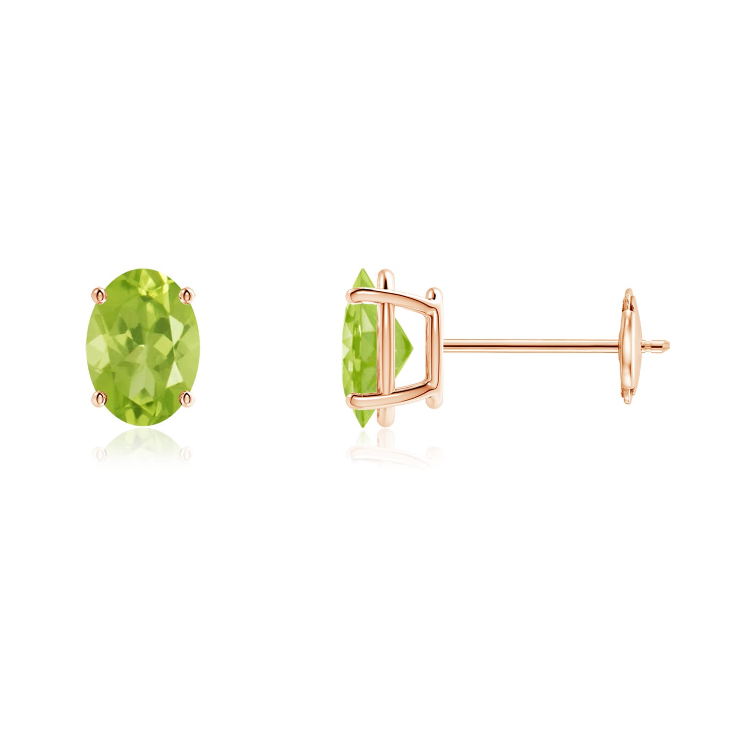 AA - Peridot / 1.7 CT / 14 KT Rose Gold