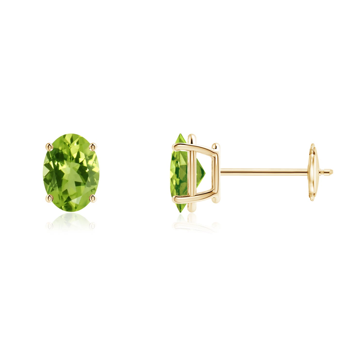 AAA - Peridot / 1.7 CT / 14 KT Yellow Gold