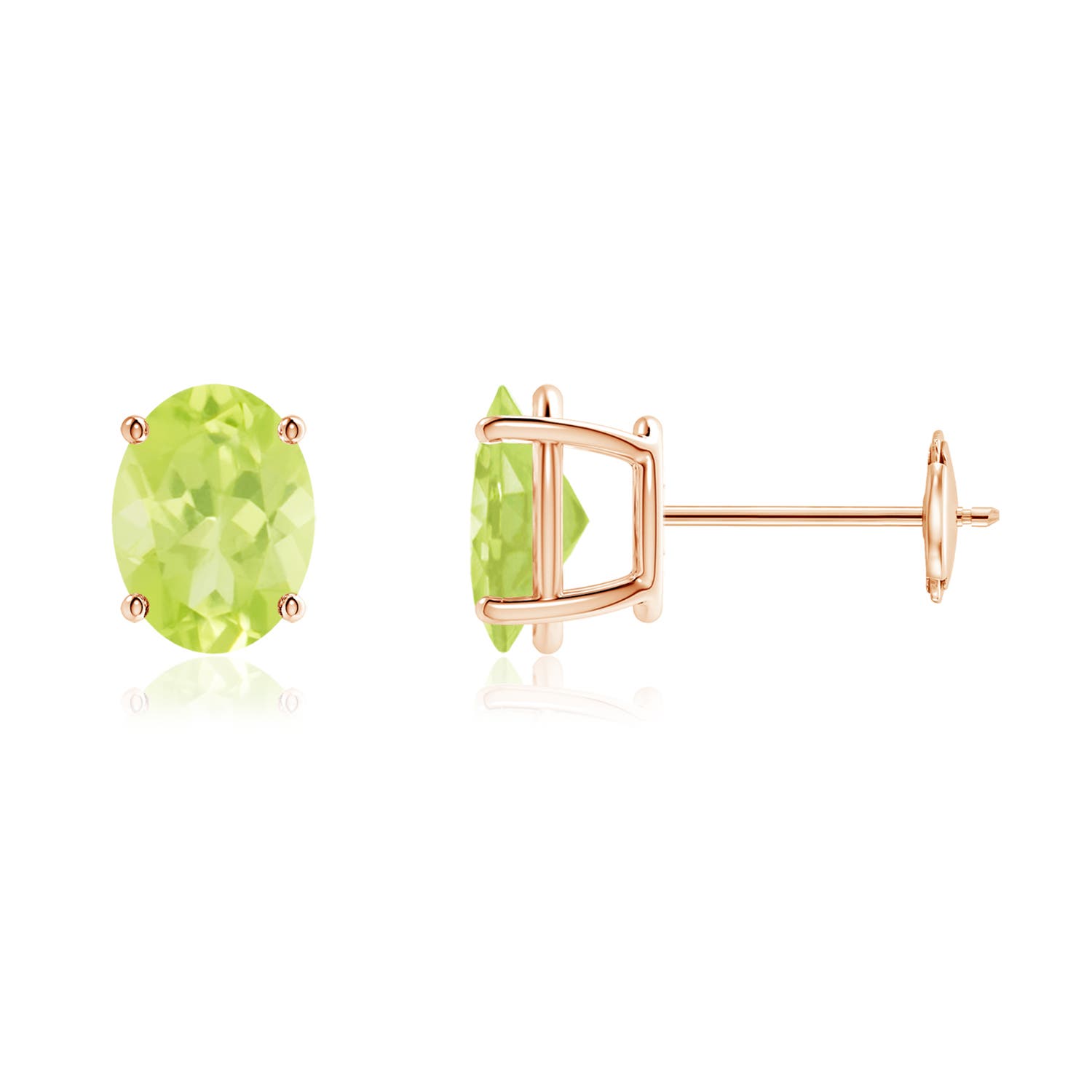 A - Peridot / 2.7 CT / 14 KT Rose Gold