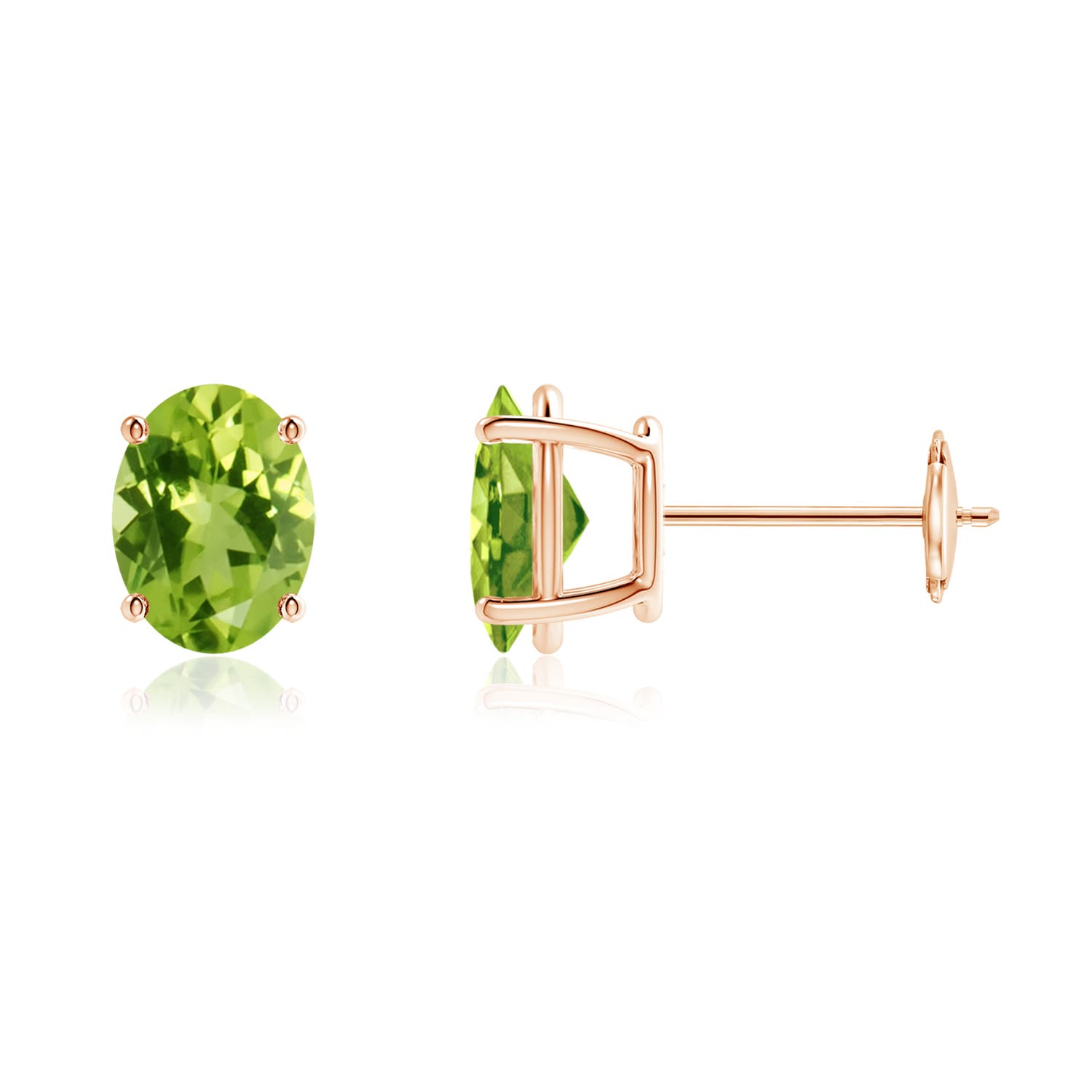 AAA - Peridot / 2.7 CT / 14 KT Rose Gold