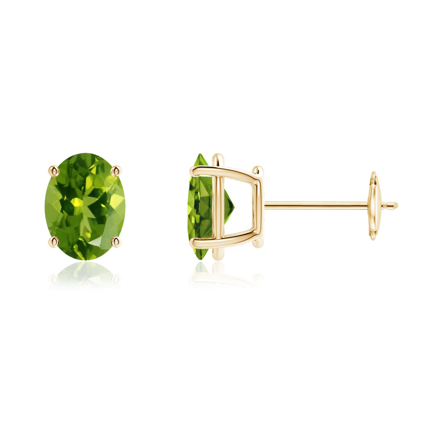 AAAA - Peridot / 2.7 CT / 14 KT Yellow Gold