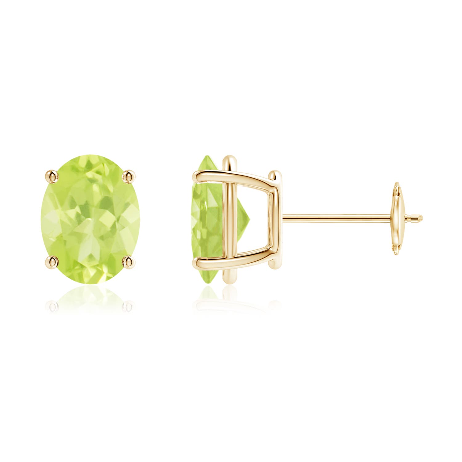 A - Peridot / 3.8 CT / 14 KT Yellow Gold