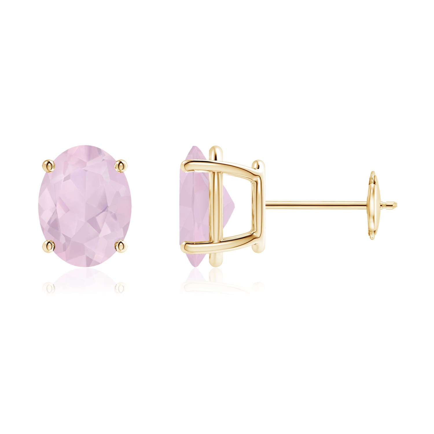 AA - Rose Quartz / 3.04 CT / 14 KT Yellow Gold