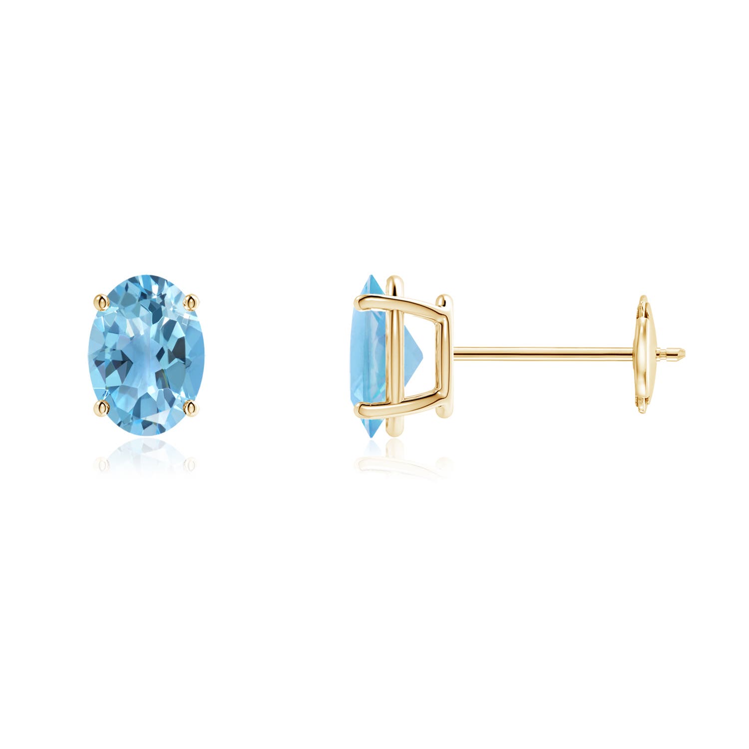 A - Swiss Blue Topaz / 1.9 CT / 14 KT Yellow Gold