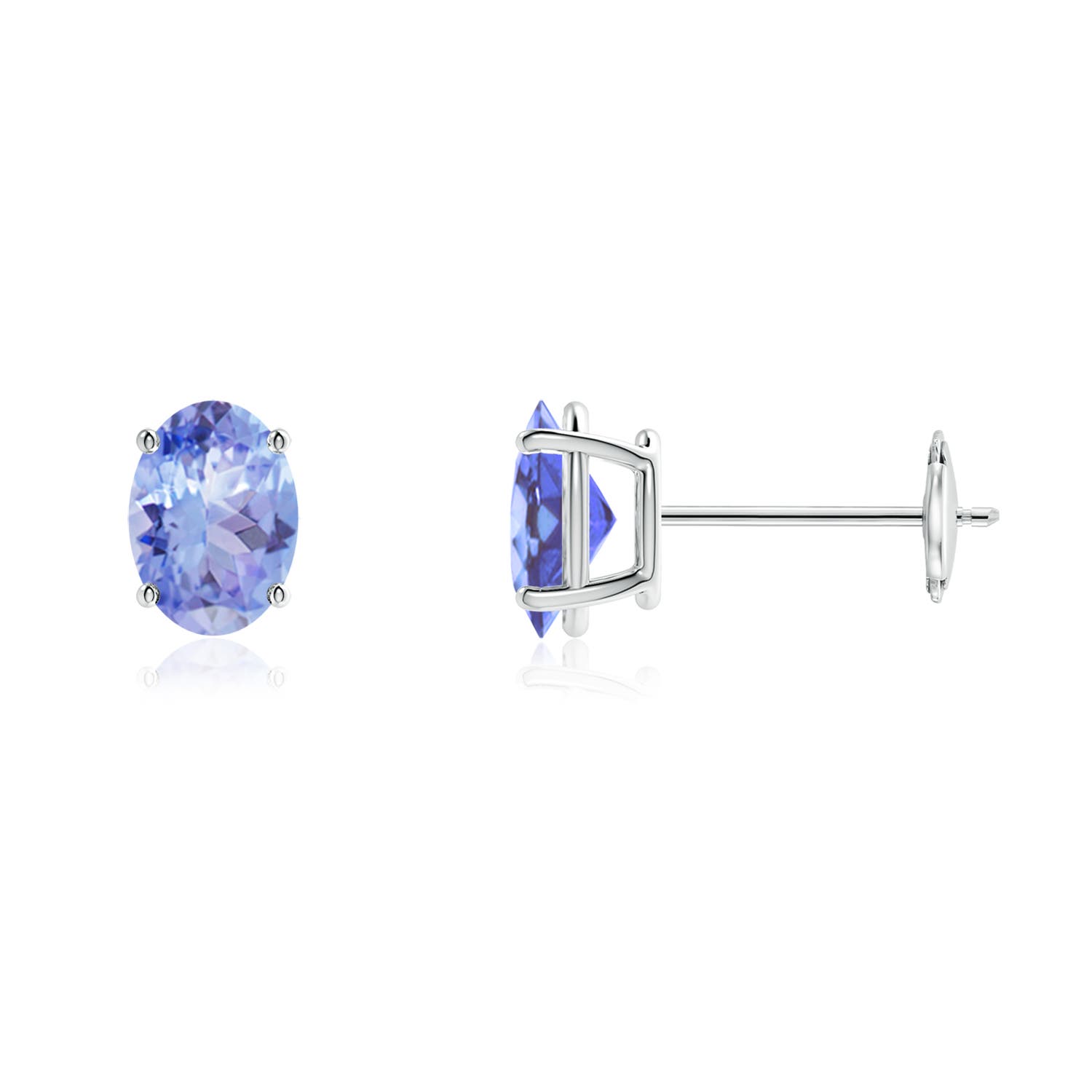 A - Tanzanite / 1.6 CT / 14 KT White Gold