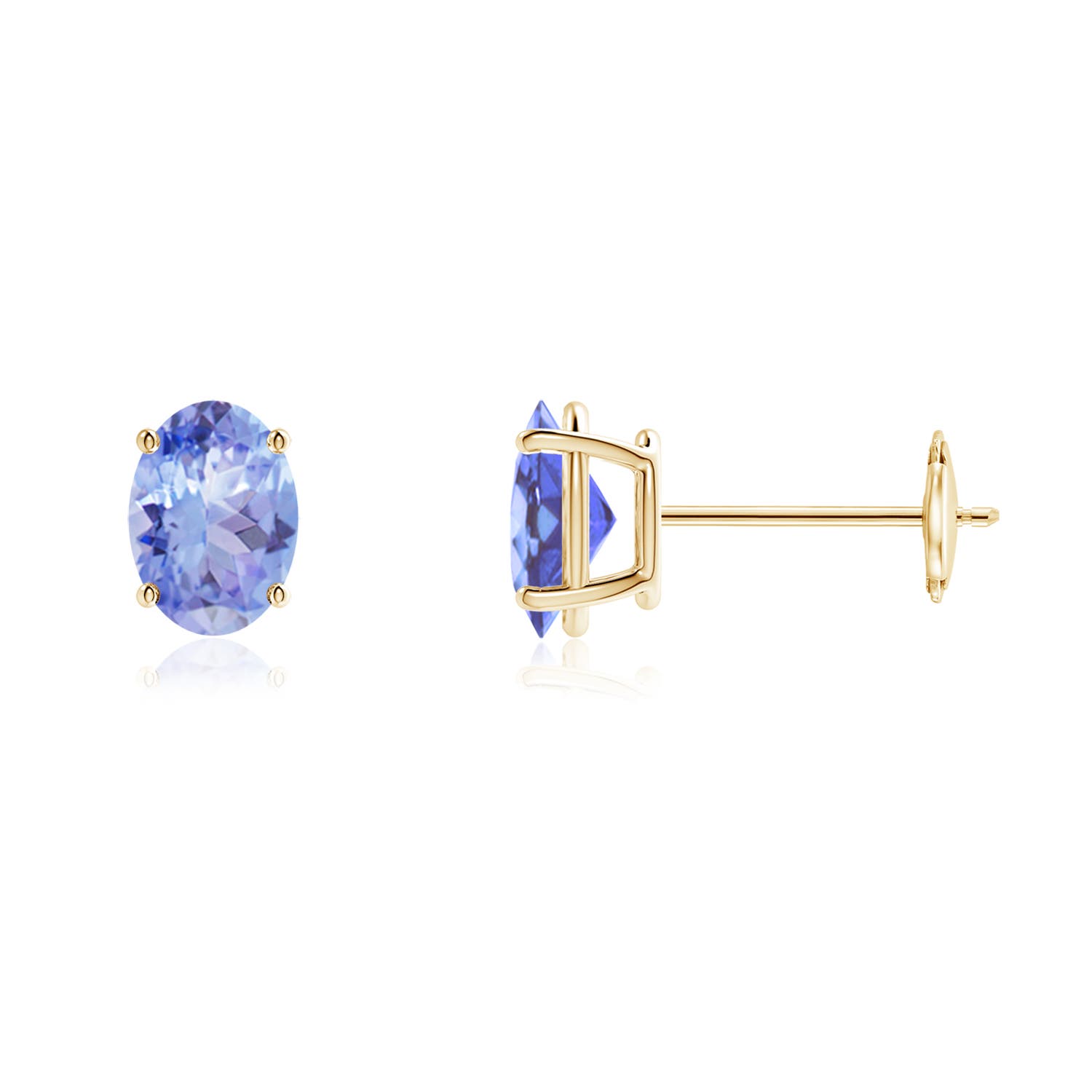 A - Tanzanite / 1.6 CT / 14 KT Yellow Gold