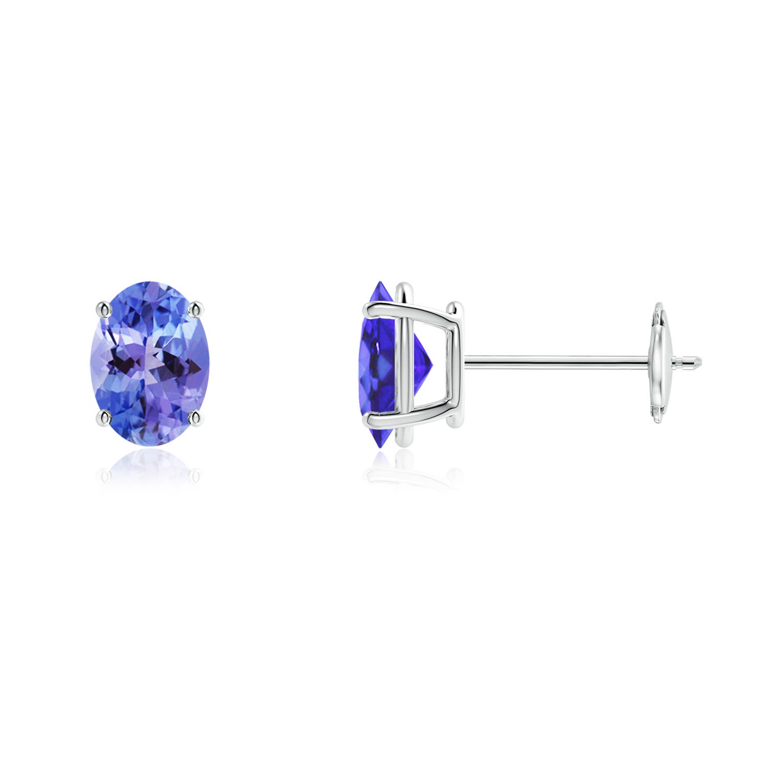 AA - Tanzanite / 1.6 CT / 14 KT White Gold