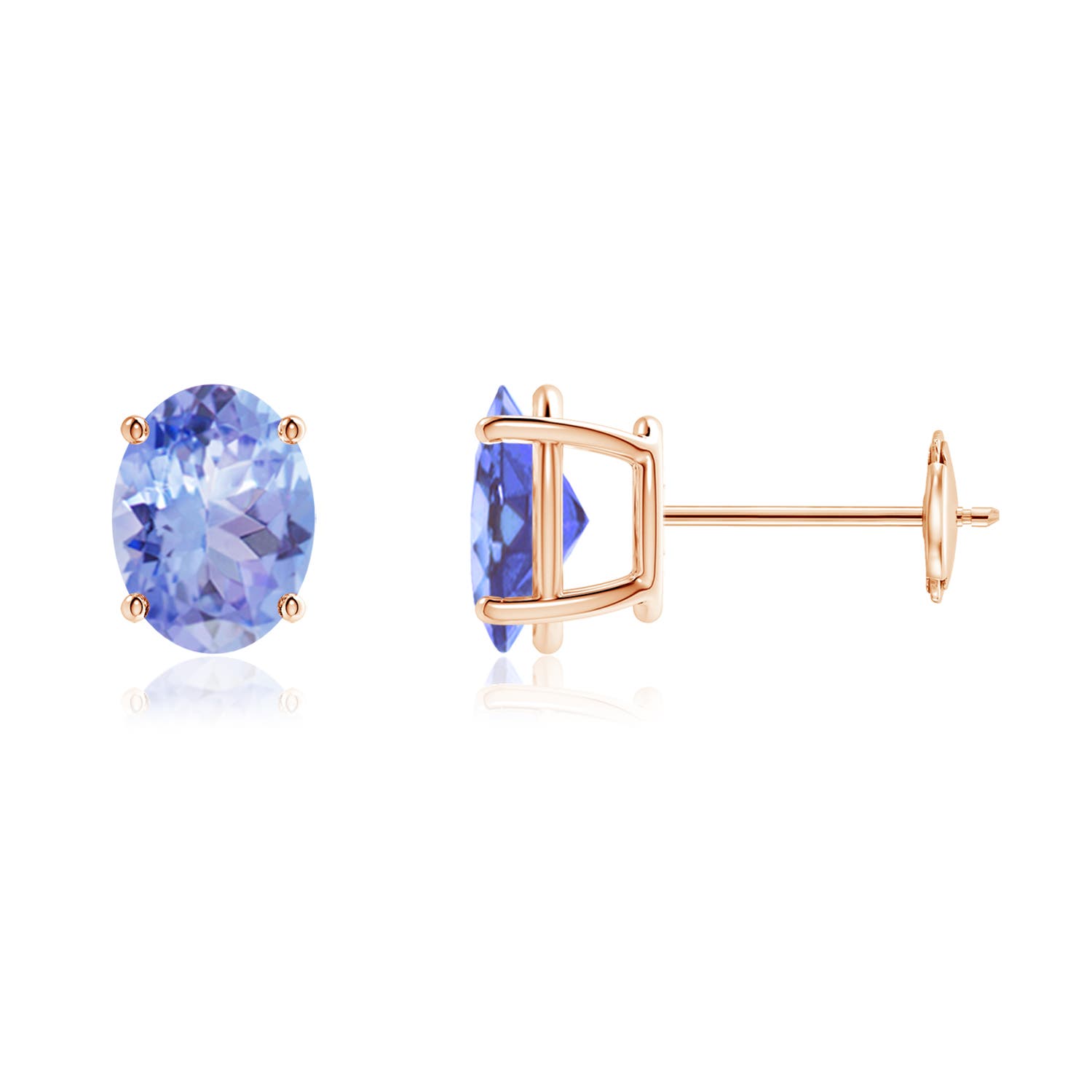 A - Tanzanite / 2.5 CT / 14 KT Rose Gold