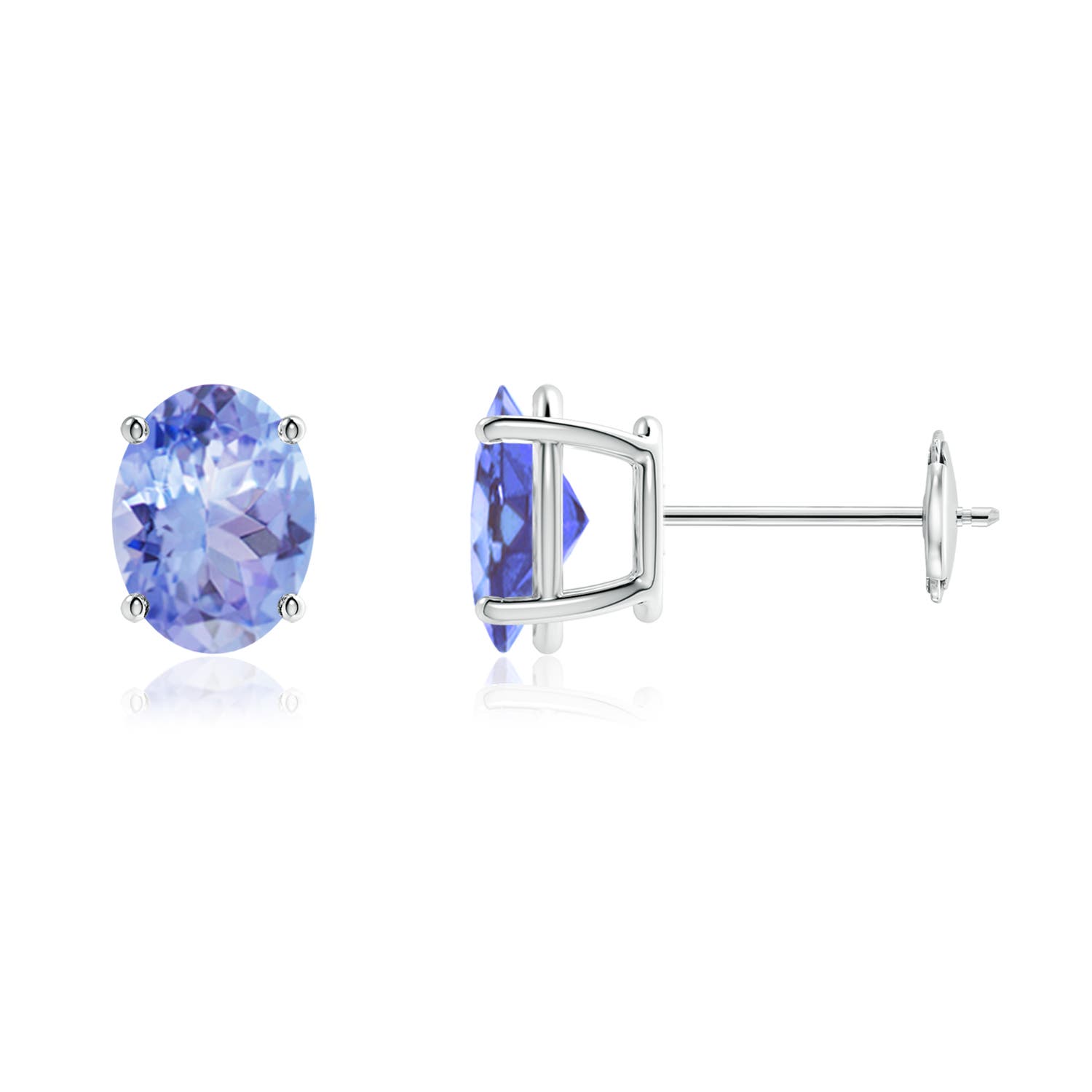 A - Tanzanite / 2.5 CT / 14 KT White Gold