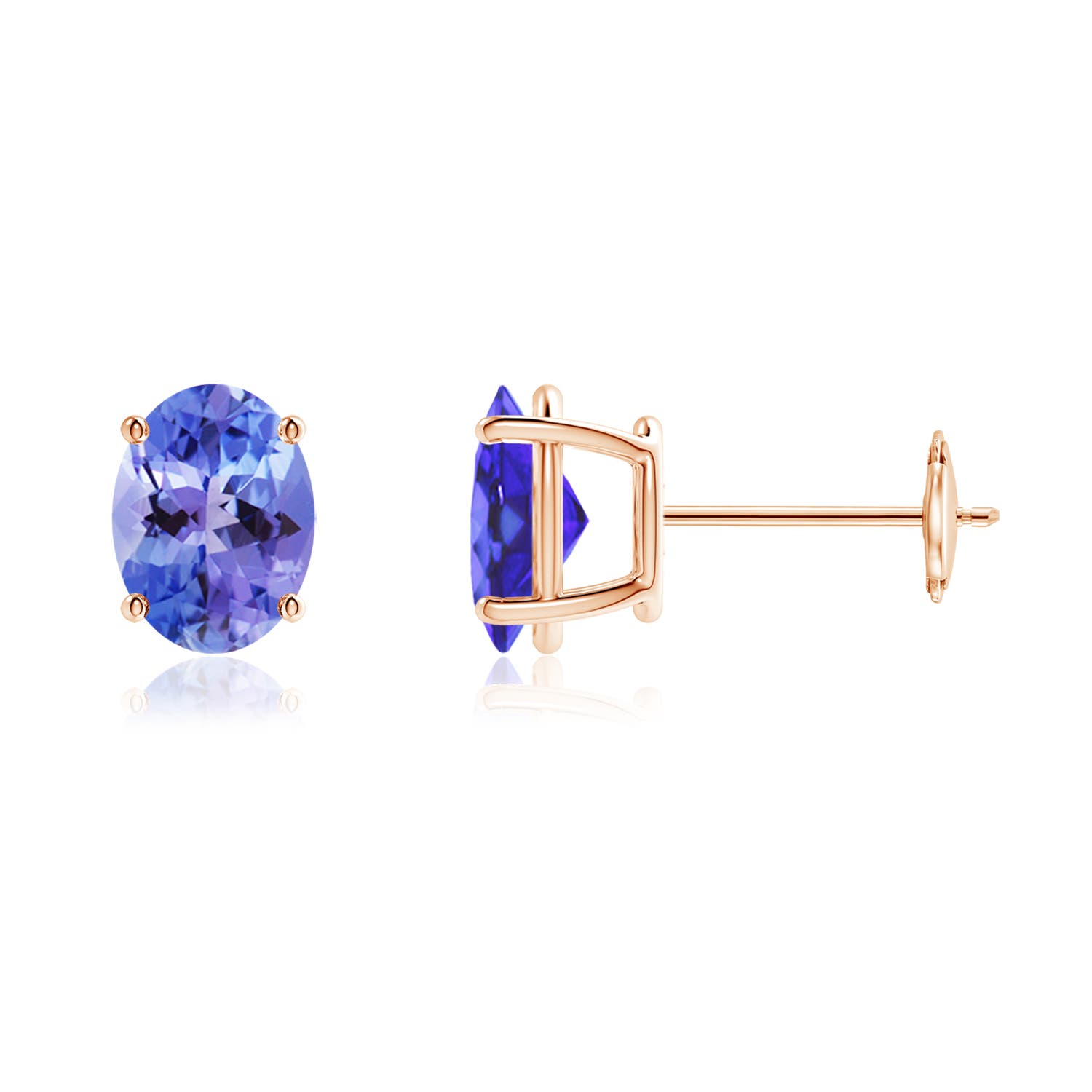 AA - Tanzanite / 2.5 CT / 14 KT Rose Gold