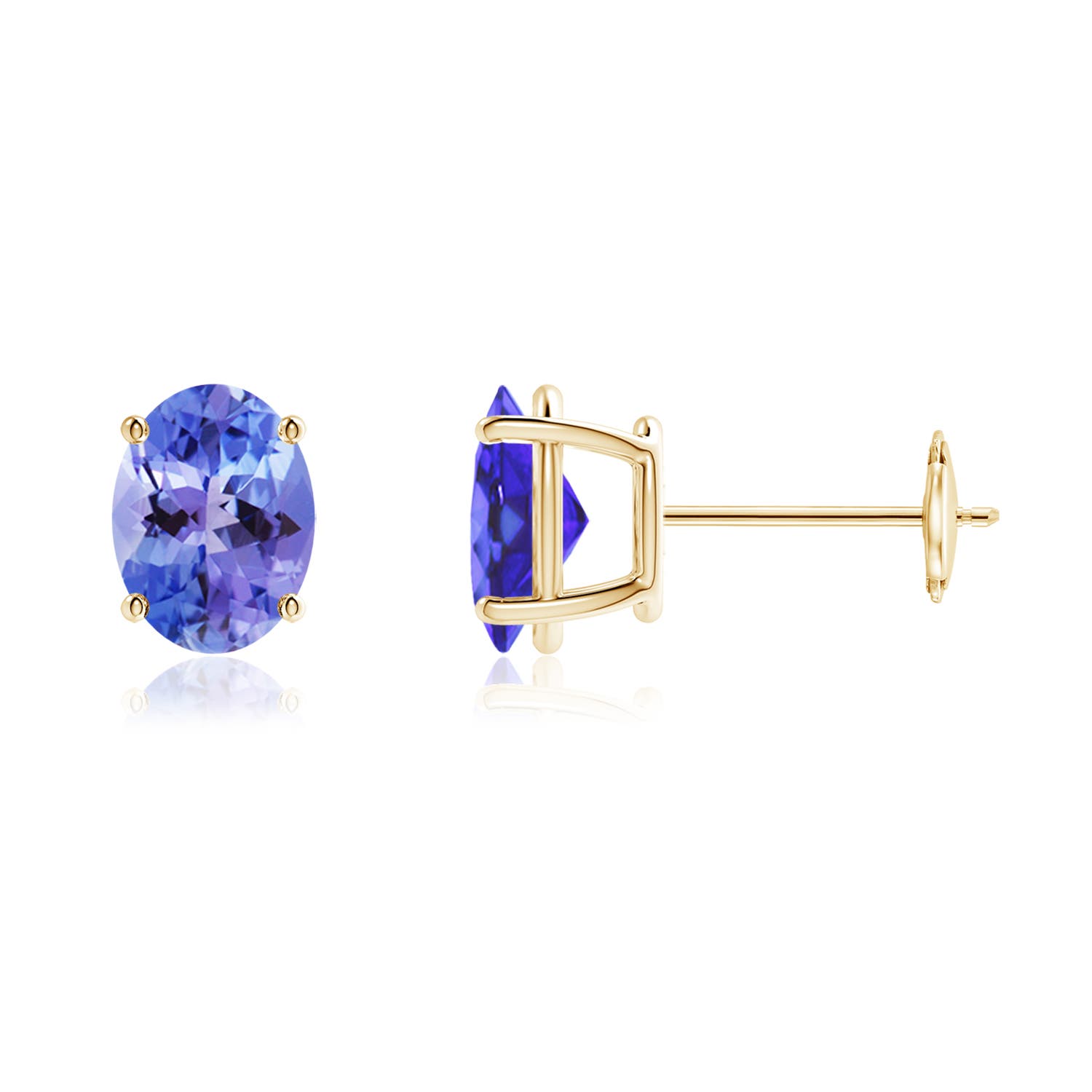 AA - Tanzanite / 2.5 CT / 14 KT Yellow Gold