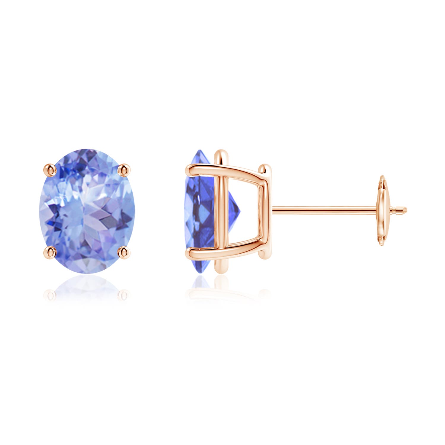 A - Tanzanite / 3.8 CT / 14 KT Rose Gold