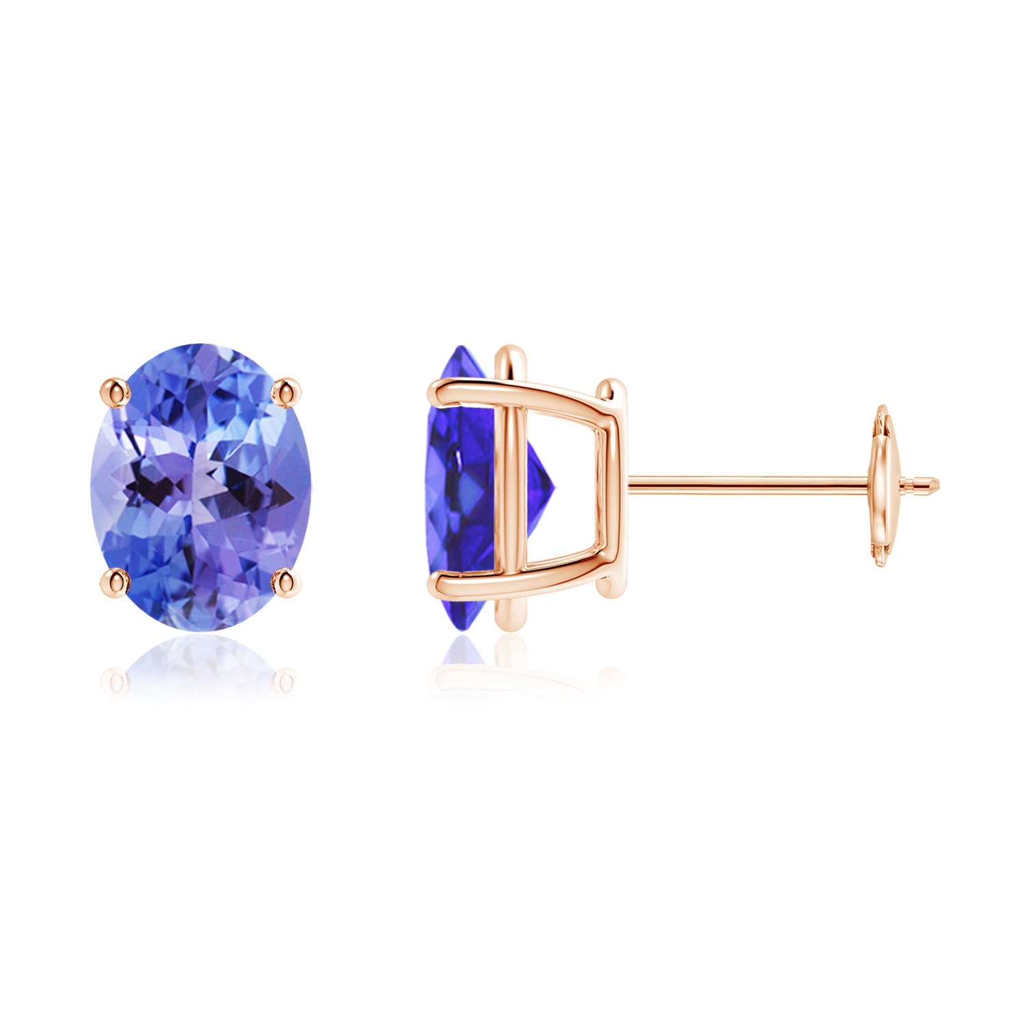 AA - Tanzanite / 3.8 CT / 14 KT Rose Gold