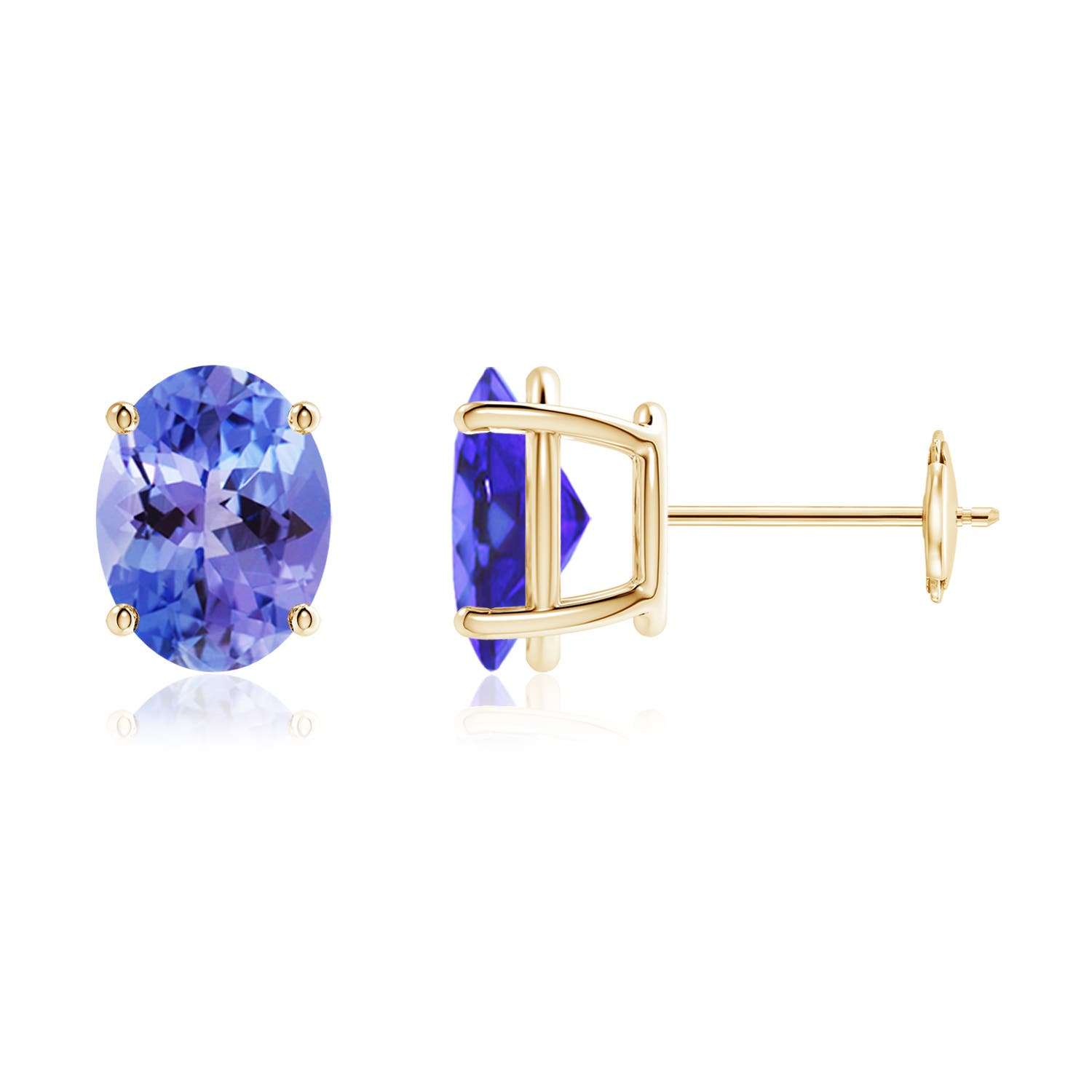 AA - Tanzanite / 3.8 CT / 14 KT Yellow Gold