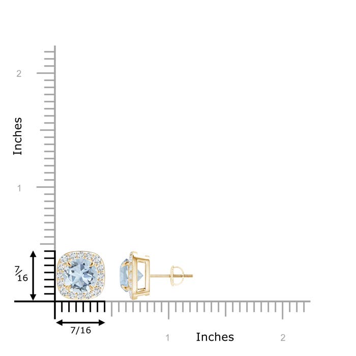 A - Aquamarine / 2.67 CT / 14 KT Yellow Gold