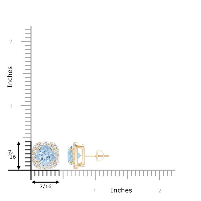 AA - Aquamarine / 2.67 CT / 14 KT Yellow Gold