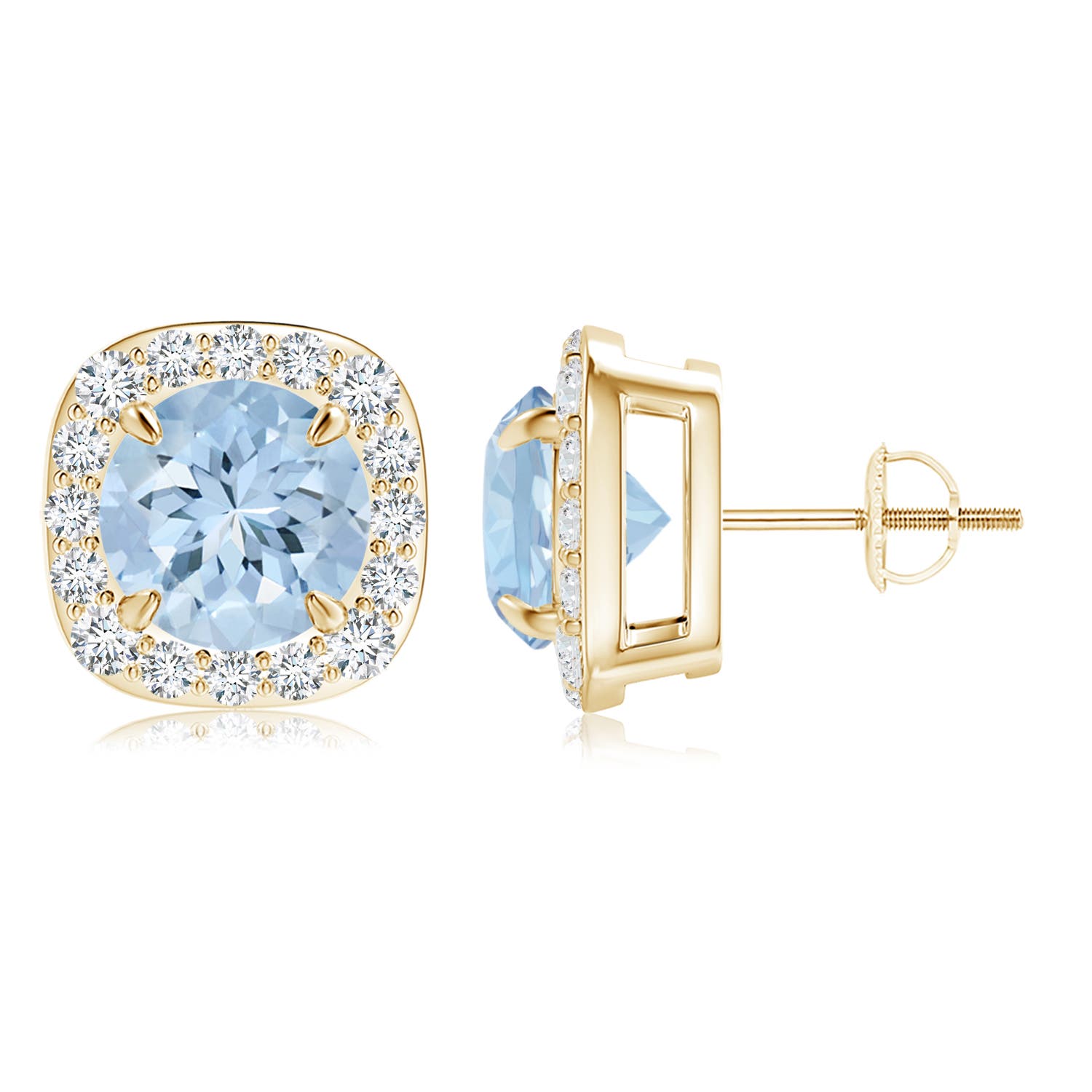 AA - Aquamarine / 3.78 CT / 14 KT Yellow Gold