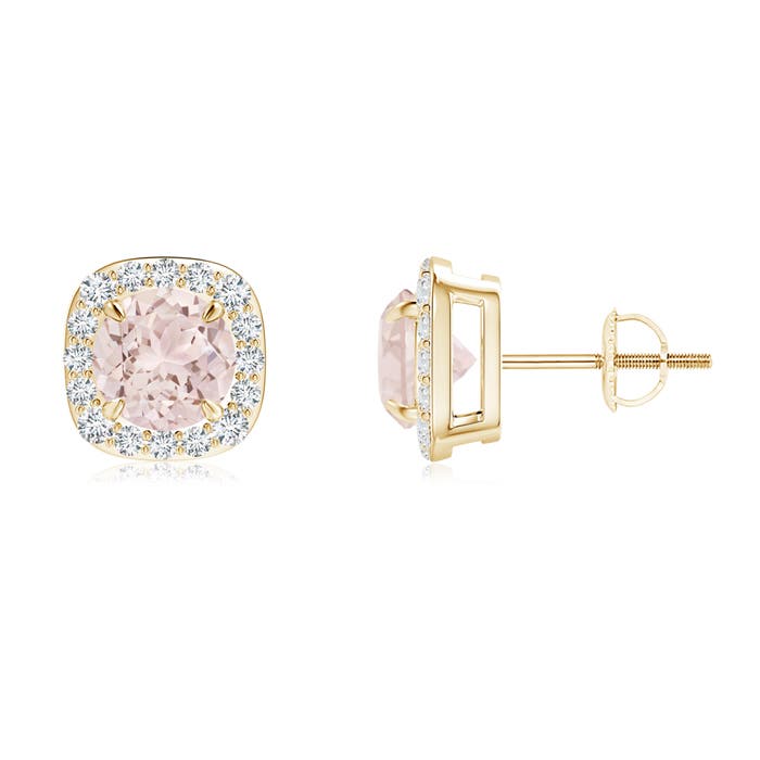 A - Morganite / 1.69 CT / 14 KT Yellow Gold