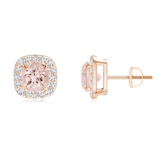 Round AA Morganite
