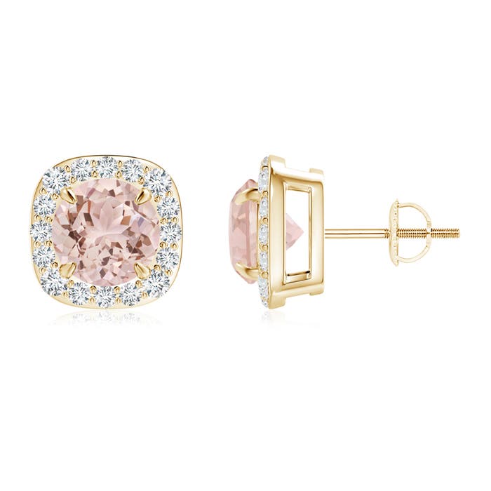 AAA - Morganite / 2.63 CT / 14 KT Yellow Gold