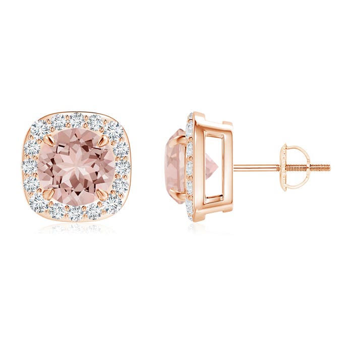 AAAA - Morganite / 2.63 CT / 14 KT Rose Gold