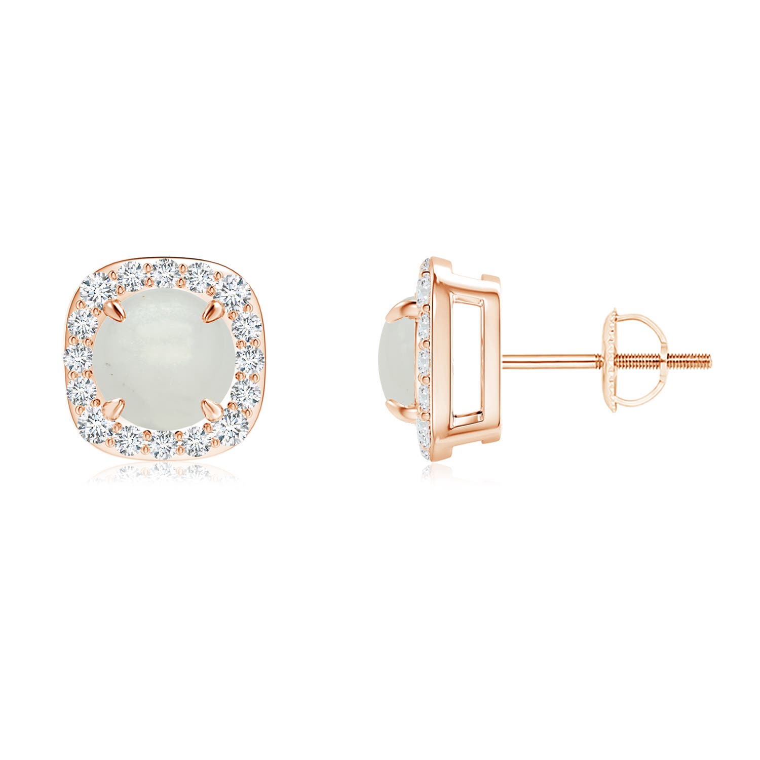 A - Moonstone / 1.89 CT / 14 KT Rose Gold