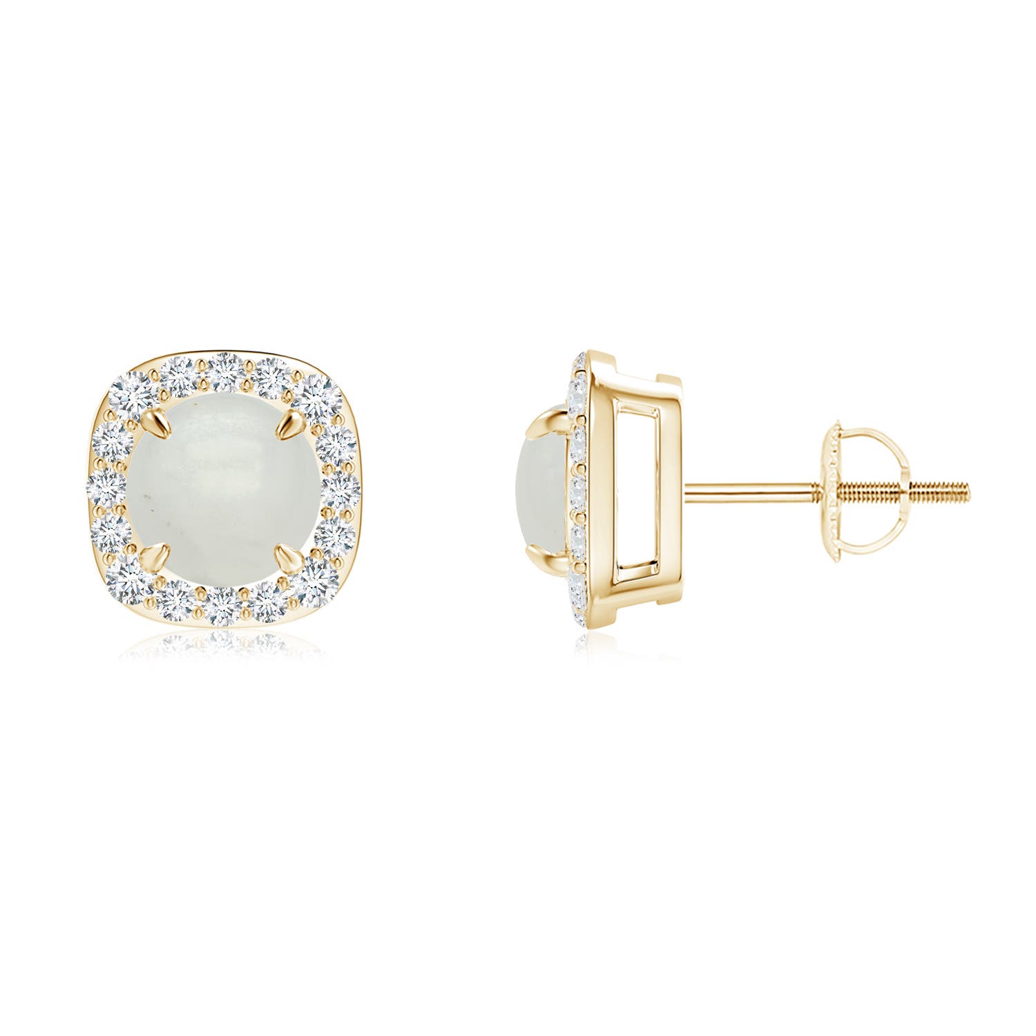 A - Moonstone / 1.89 CT / 14 KT Yellow Gold