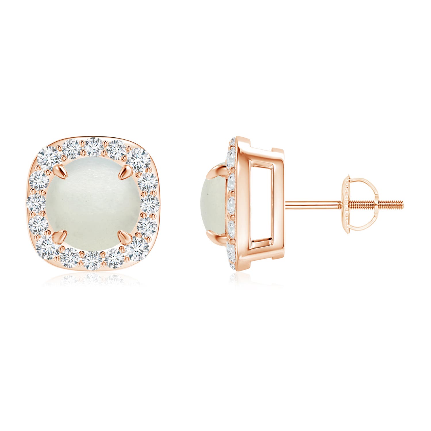 AA - Moonstone / 2.93 CT / 14 KT Rose Gold