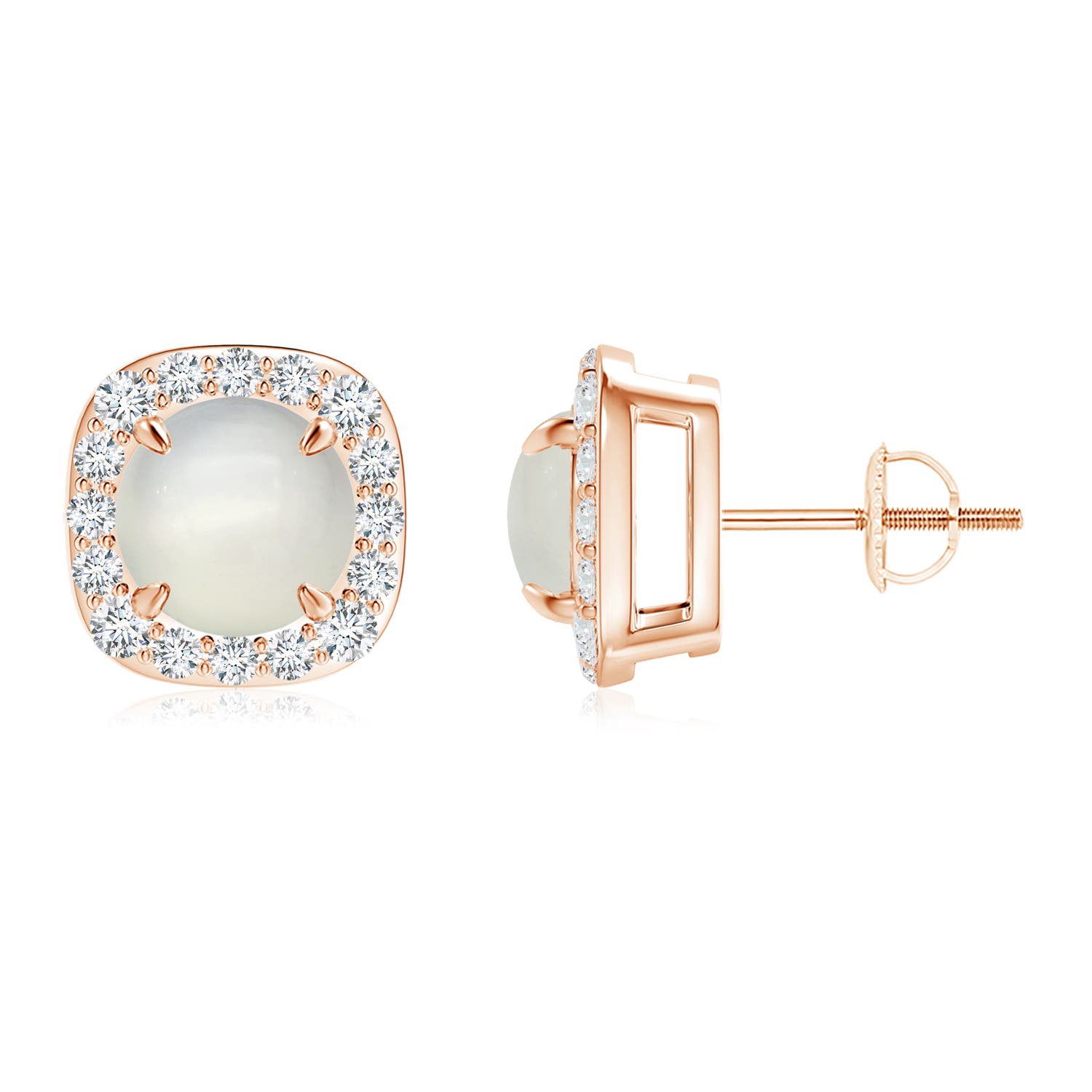 AAA - Moonstone / 2.93 CT / 14 KT Rose Gold