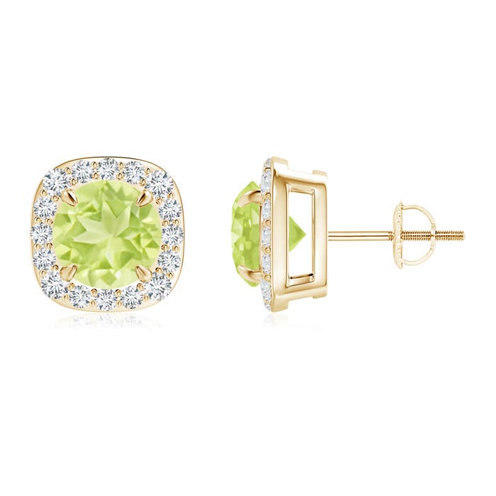 A - Peridot / 3.23 CT / 14 KT Yellow Gold