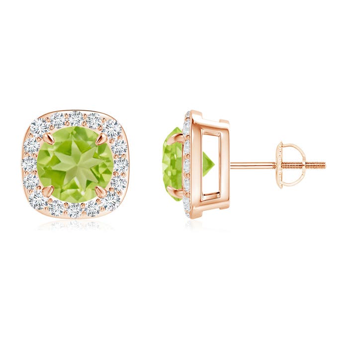 AA - Peridot / 3.23 CT / 14 KT Rose Gold