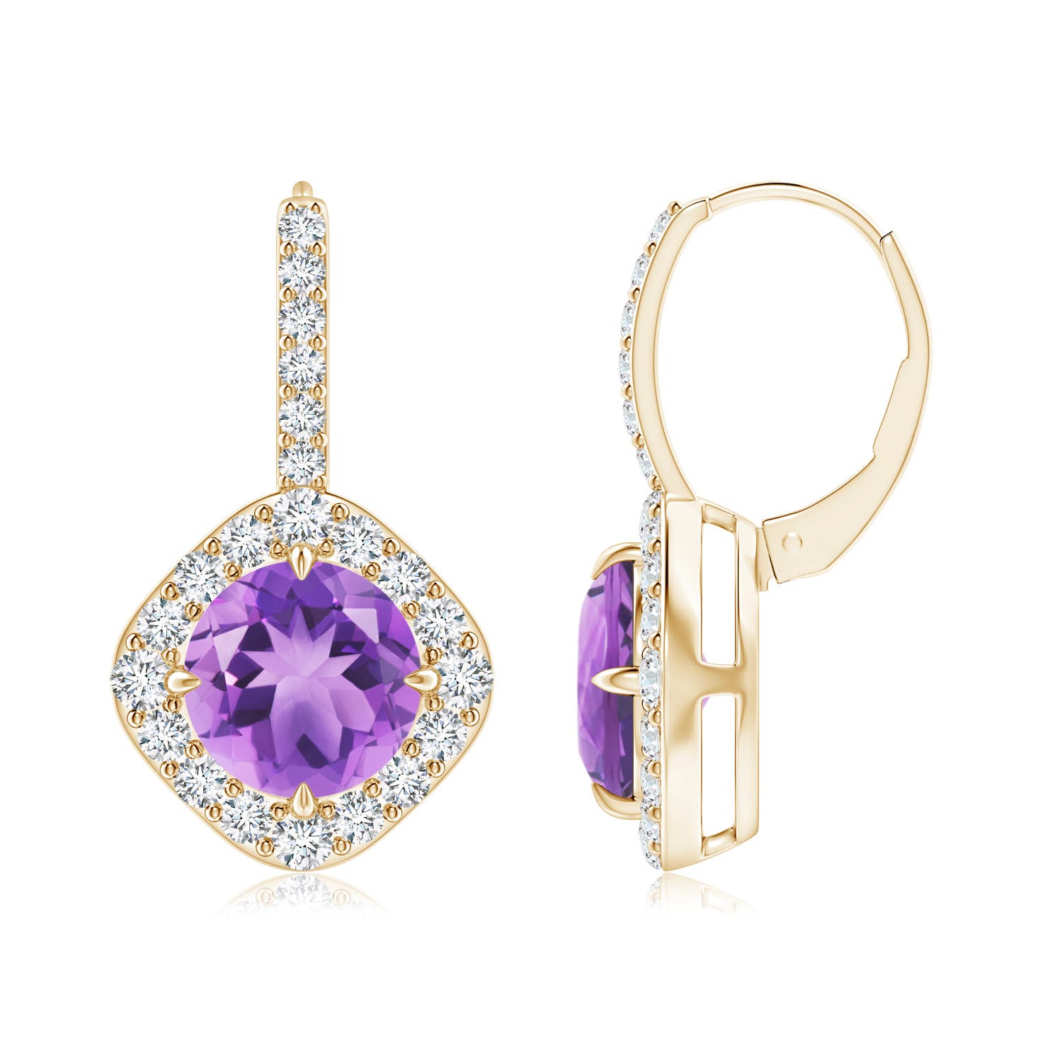 A - Amethyst / 4.15 CT / 14 KT Yellow Gold