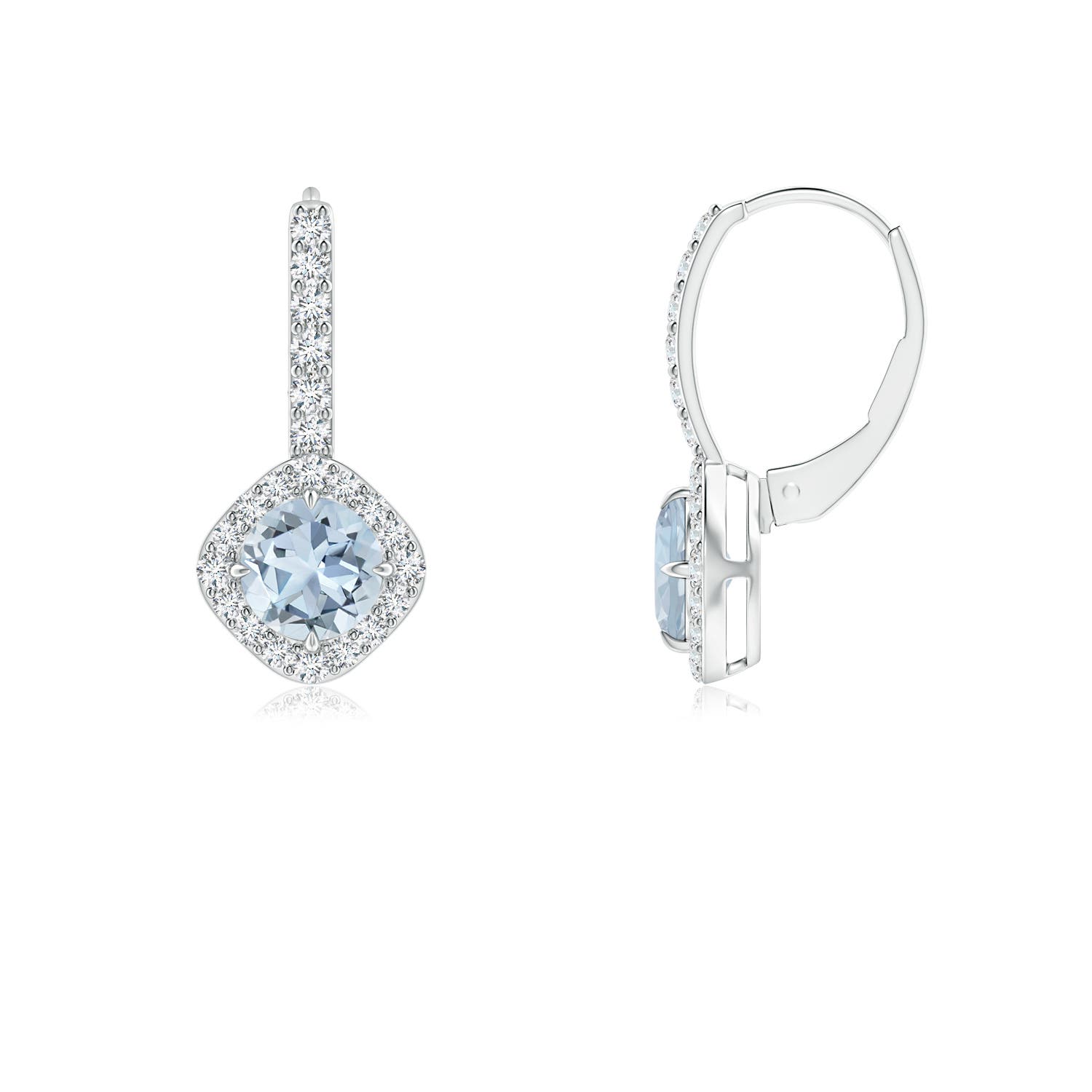 A - Aquamarine / 1.07 CT / 14 KT White Gold