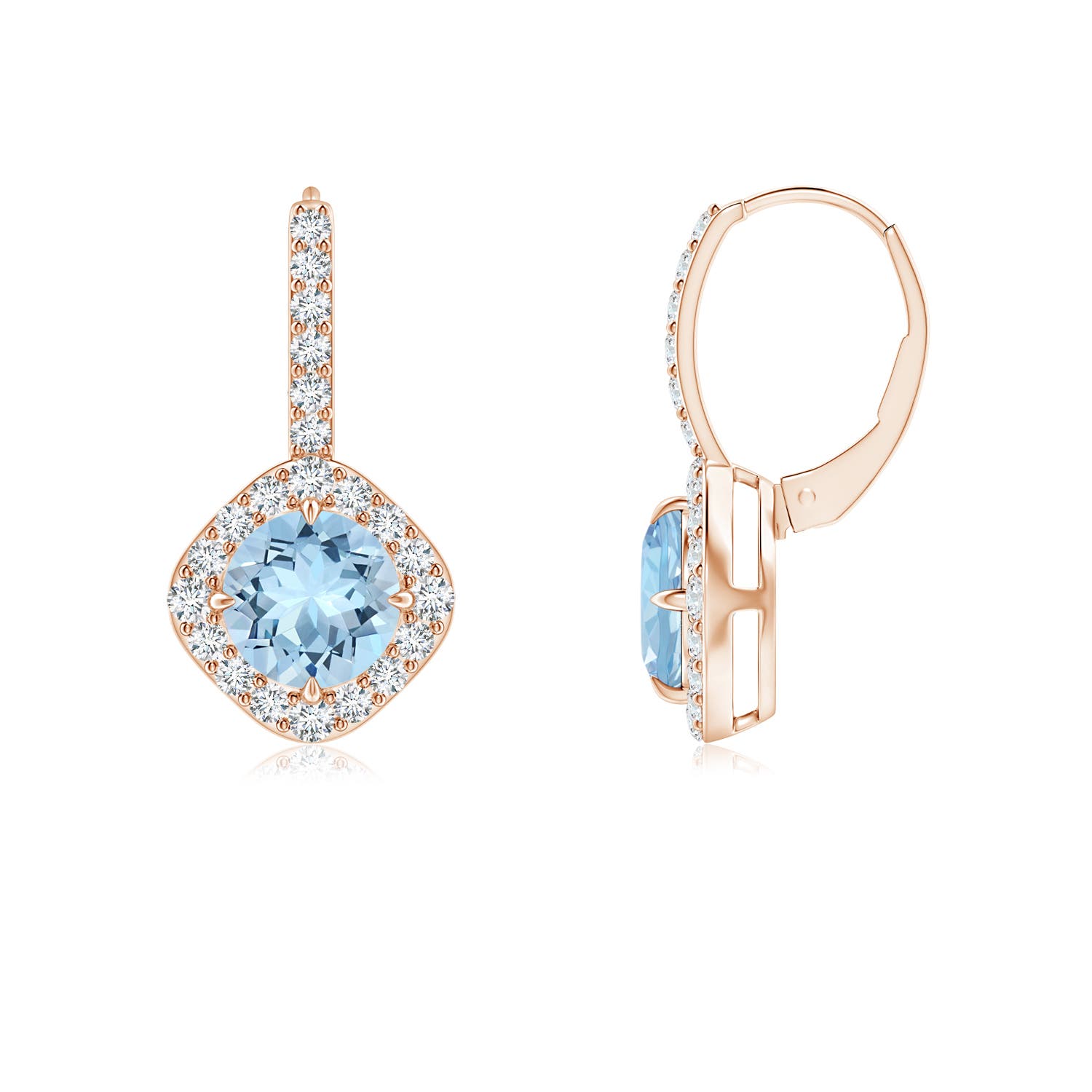 AAA - Aquamarine / 1.82 CT / 14 KT Rose Gold