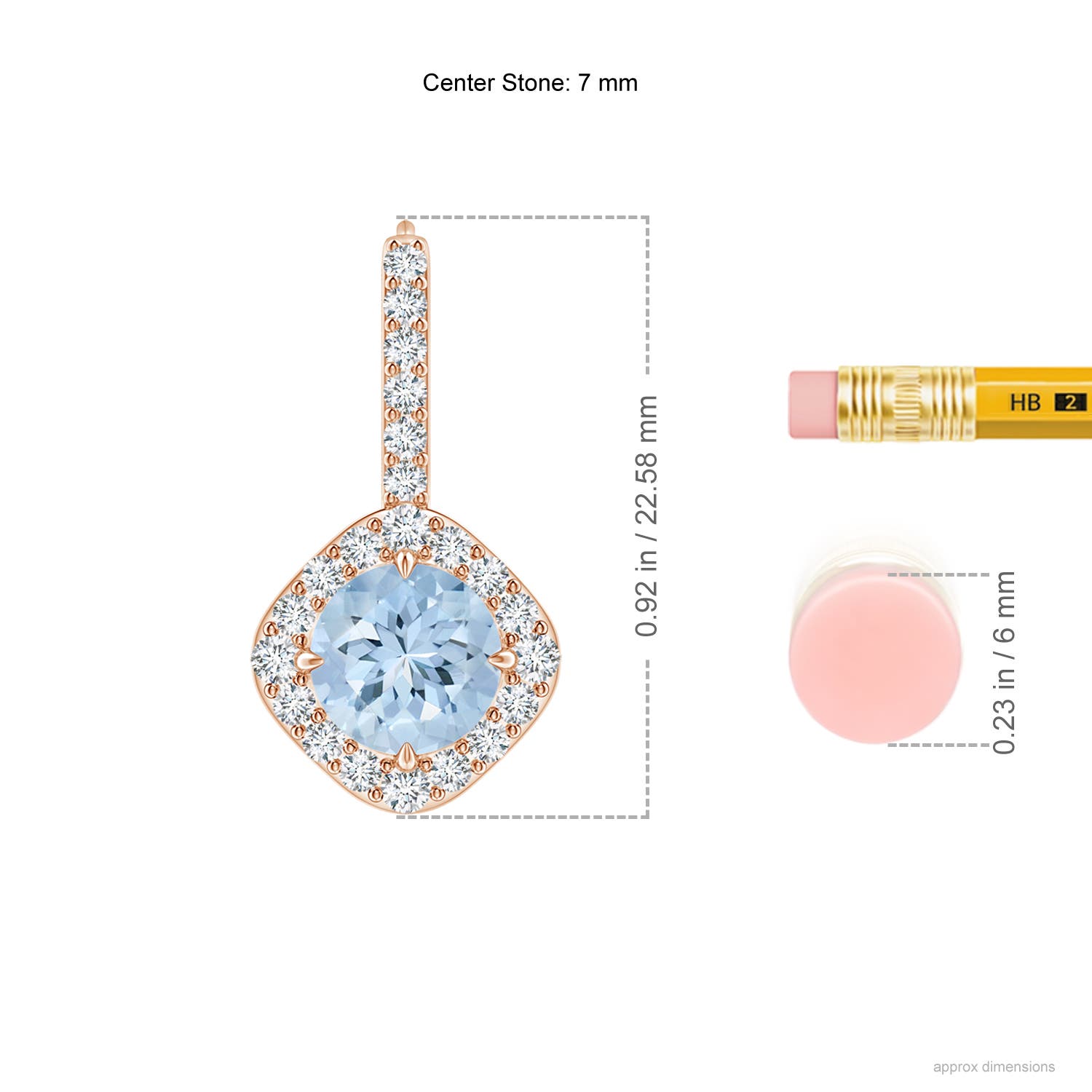 AA - Aquamarine / 2.79 CT / 14 KT Rose Gold