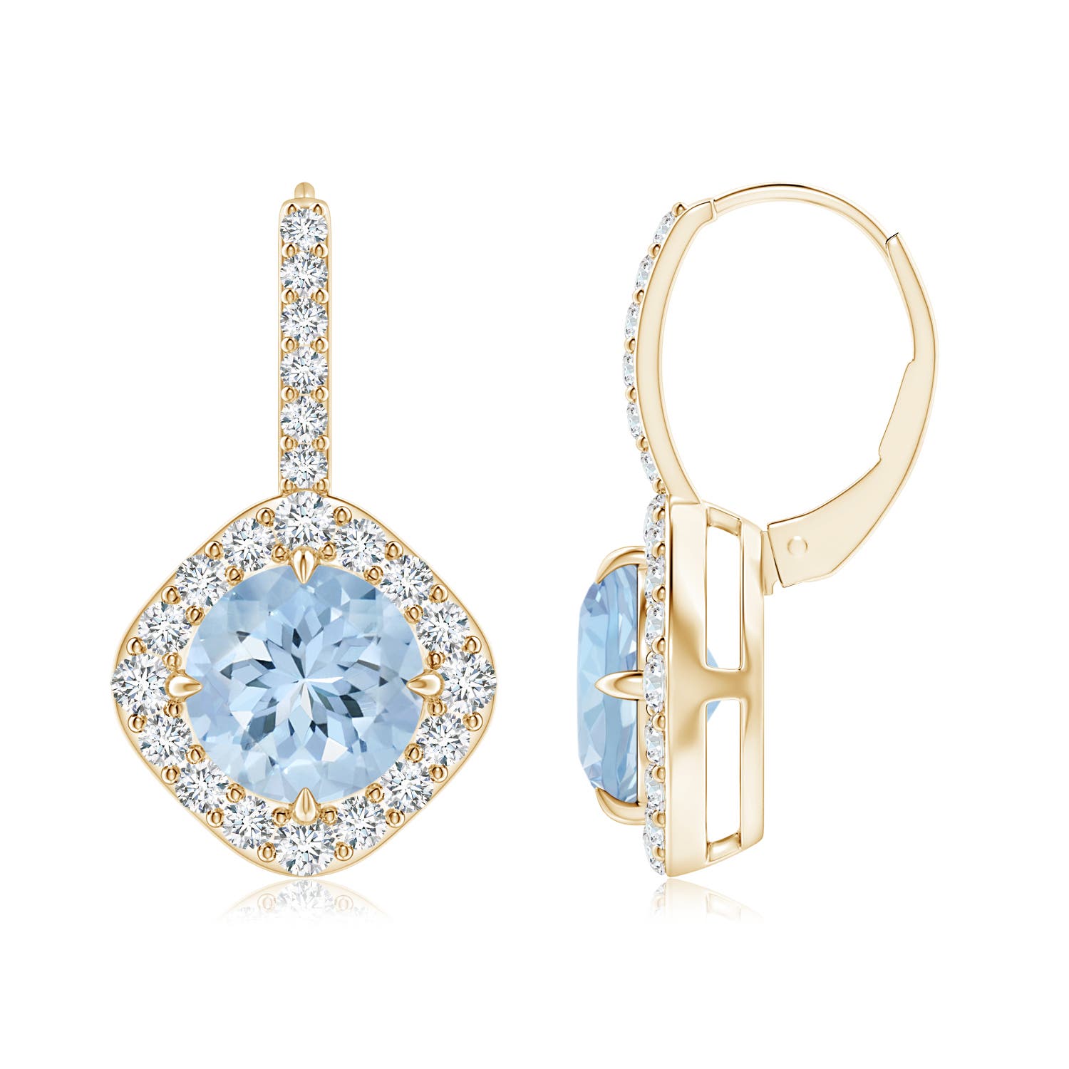 AA - Aquamarine / 3.95 CT / 14 KT Yellow Gold